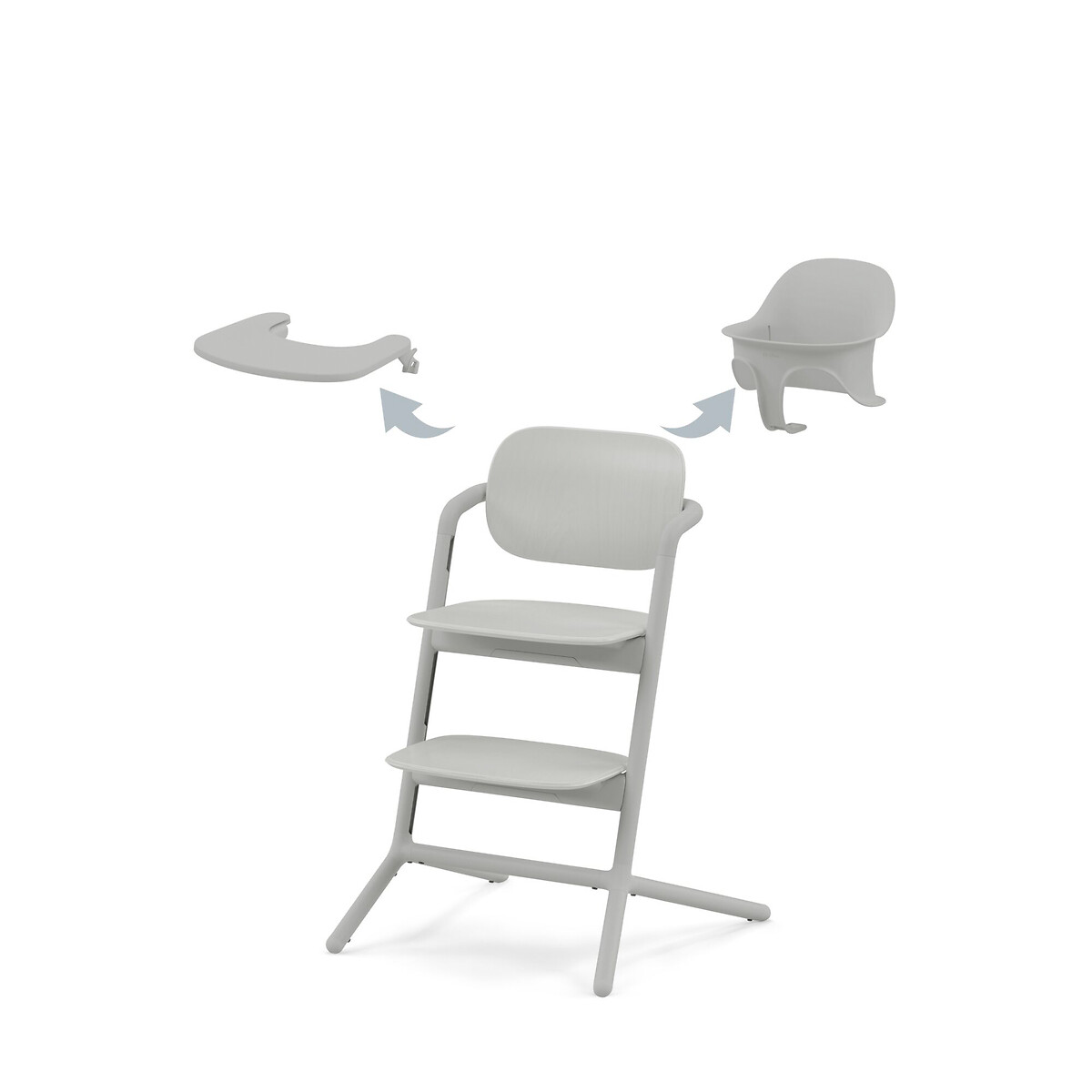 Chaise haute évolutive Lemo 3 en 1 gris, CYBEX