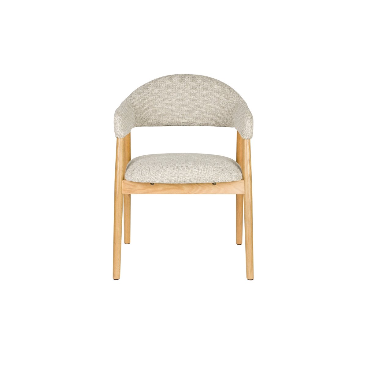 Fauteuil design en tissu (lot de 2), bohème, INDY gris, BOITE A DESIGN