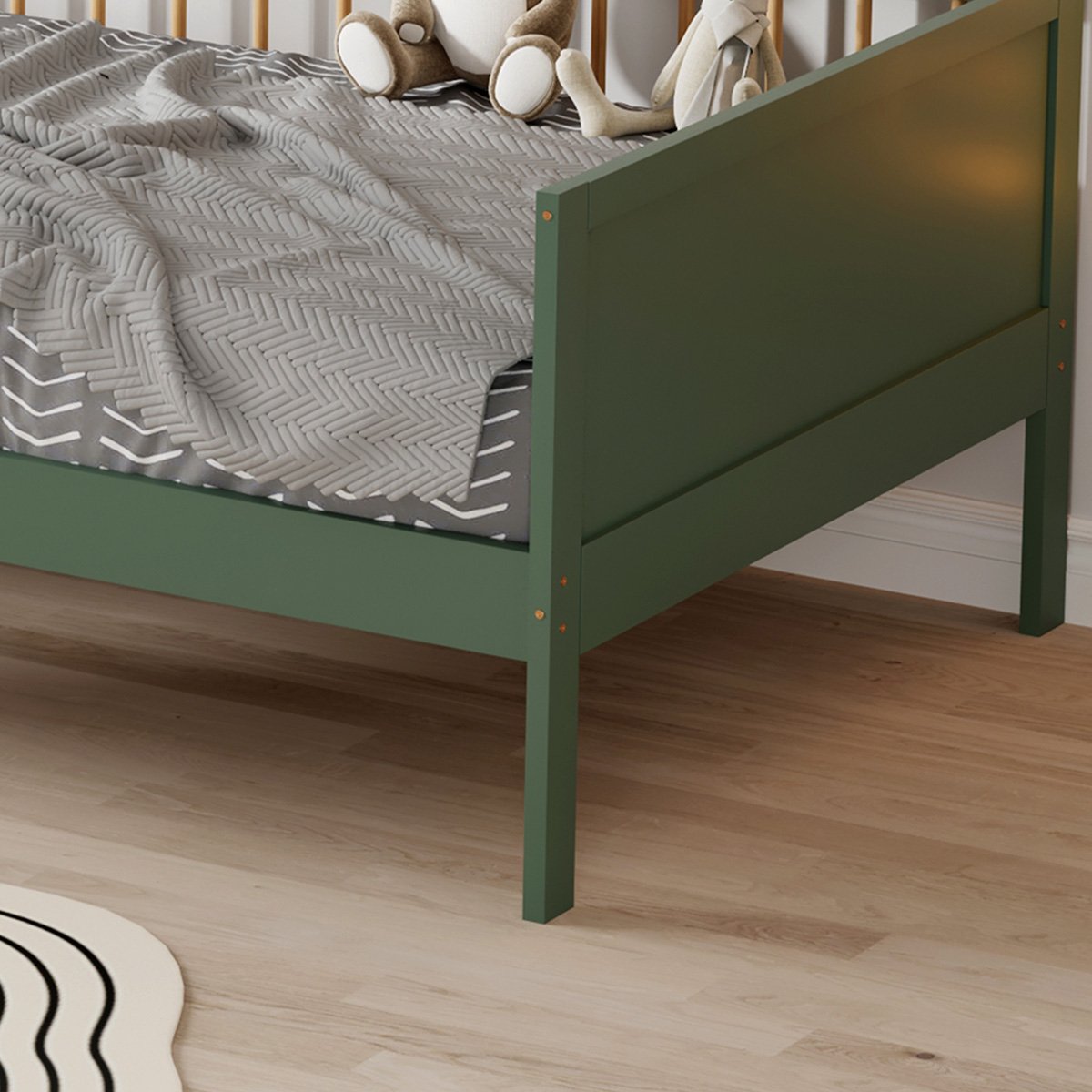 Lit enfant PEPITO vert, MINEA