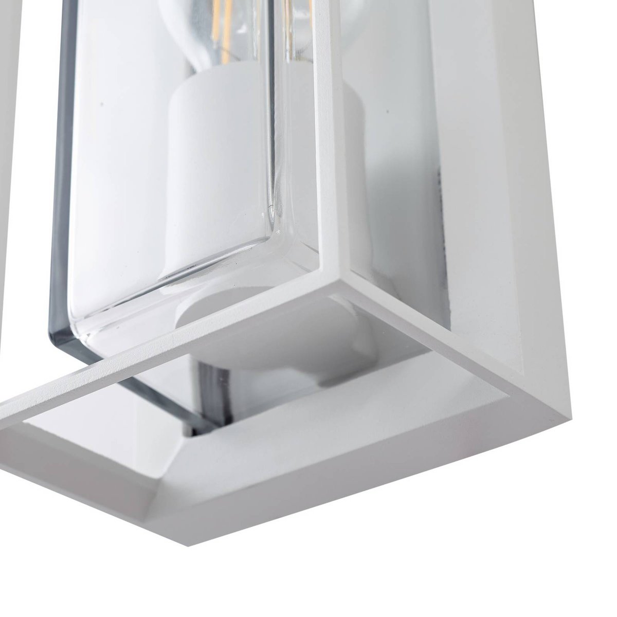 Applique extérieure en aluminium moderne blanc, ARCCHIO