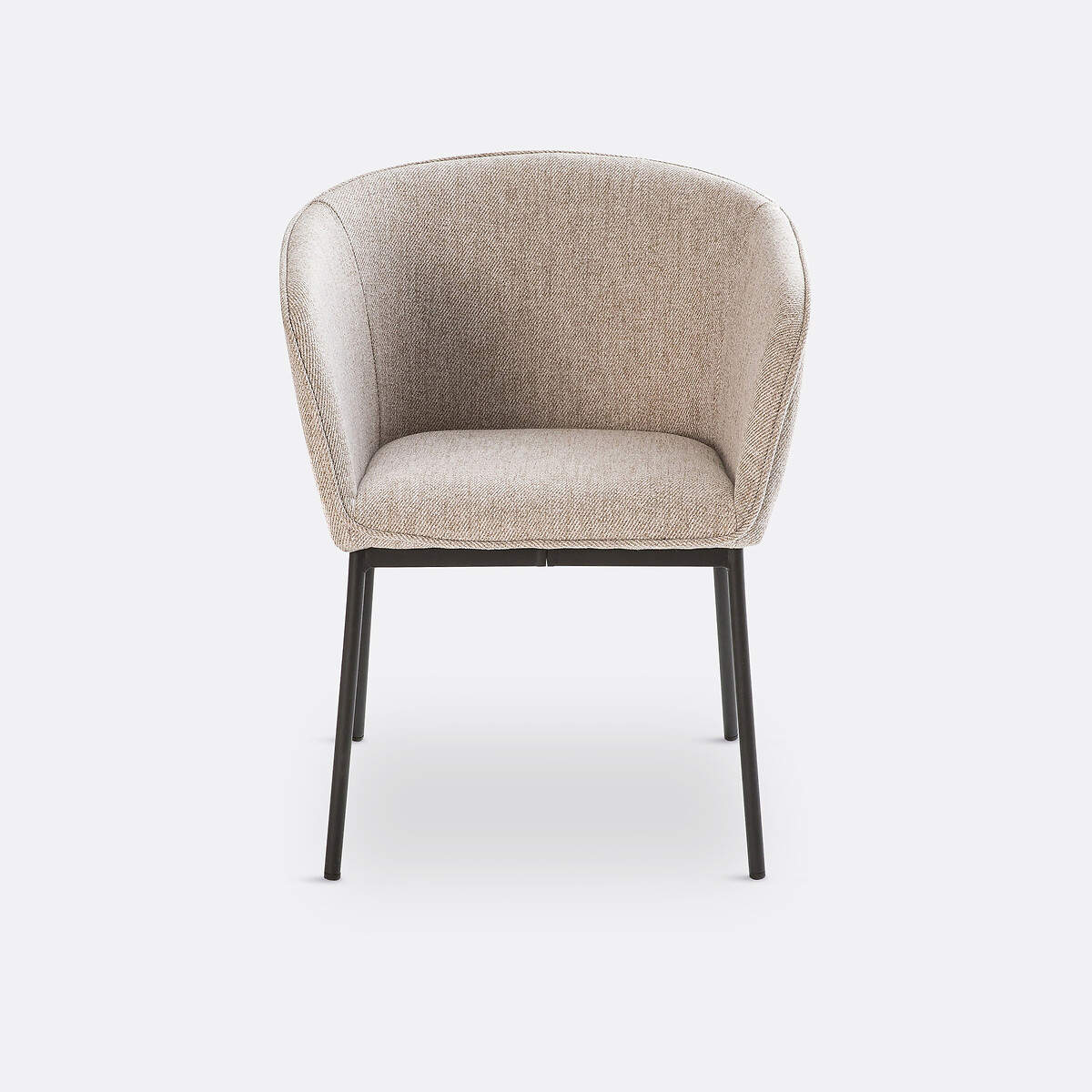 Fauteuil de table, Mitis beige chiné, LA REDOUTE INTERIEURS