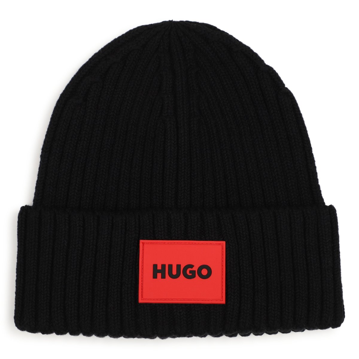 Bonnet en tricot black, HUGO KIDSWEAR