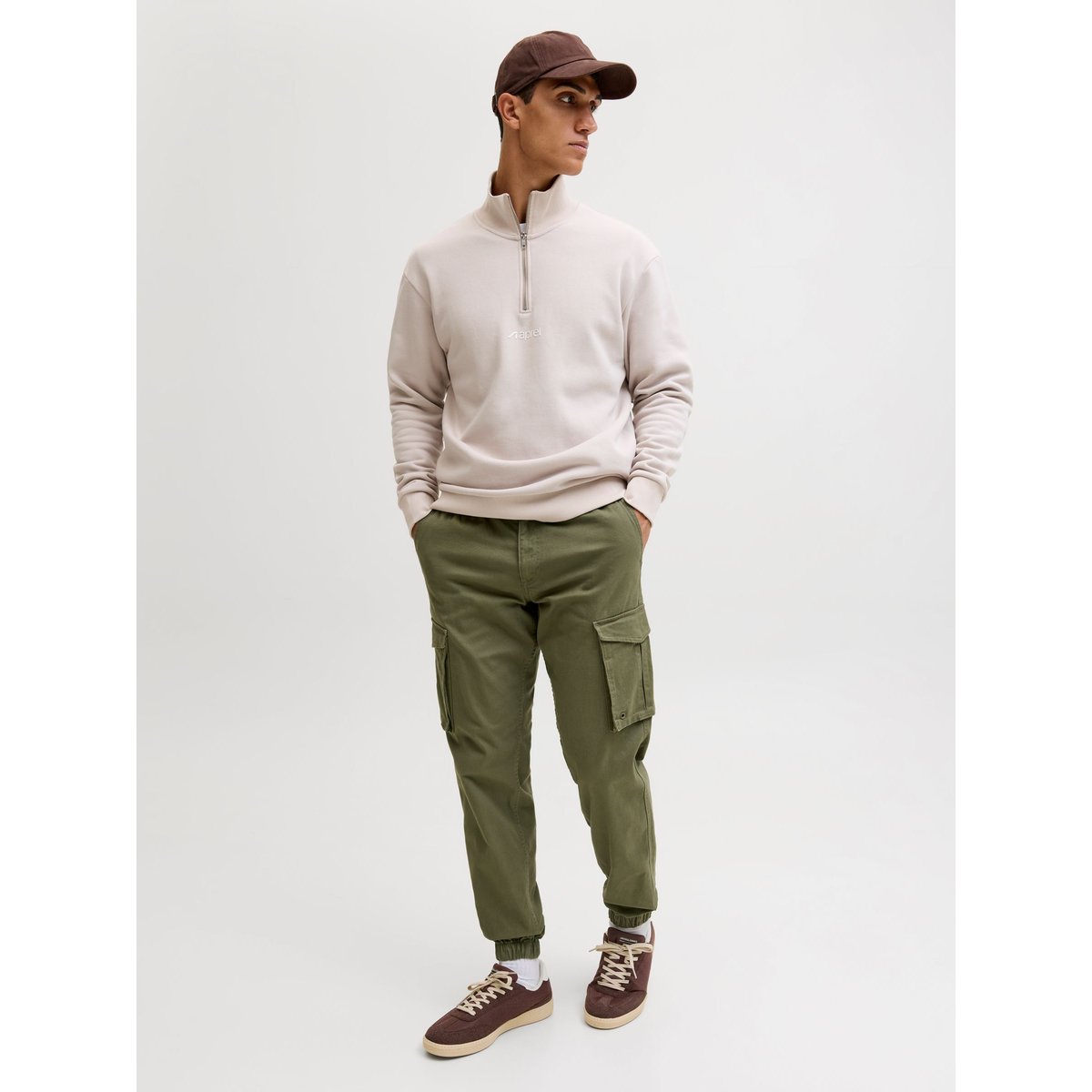 Pantalon Cargo olive night, aprel