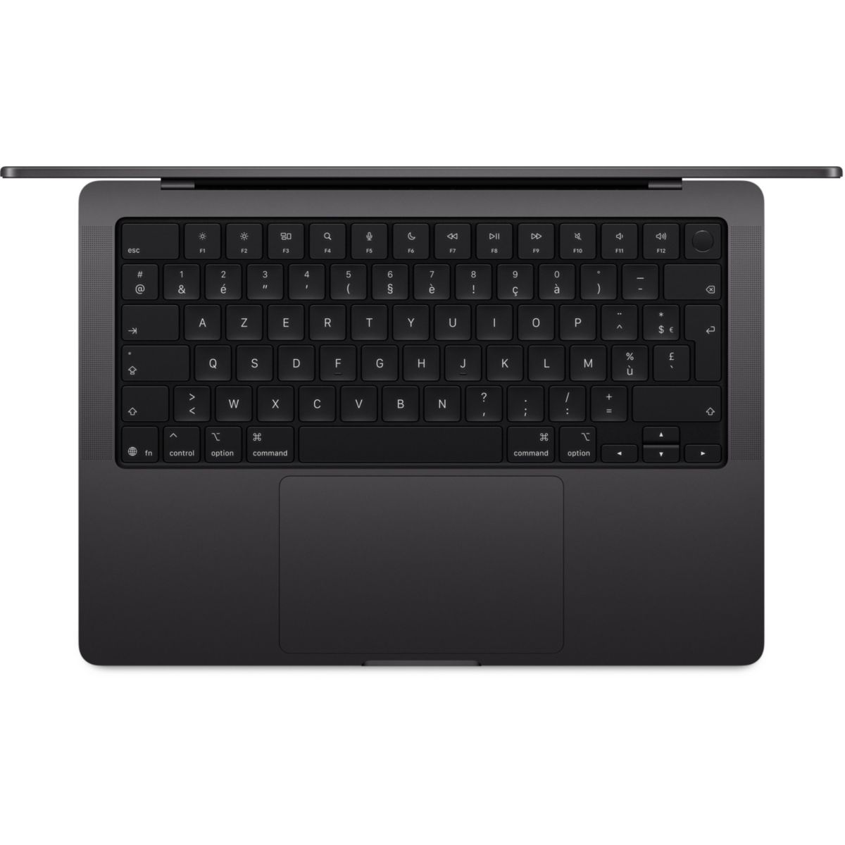 Ordinateur Apple Pro 14" Puce M5 CPU 10 / GPU 10 coeurs Mémoire RAM 24Go Stockage 1To SSD XDR Noir sidéral couleur unique, APPLE