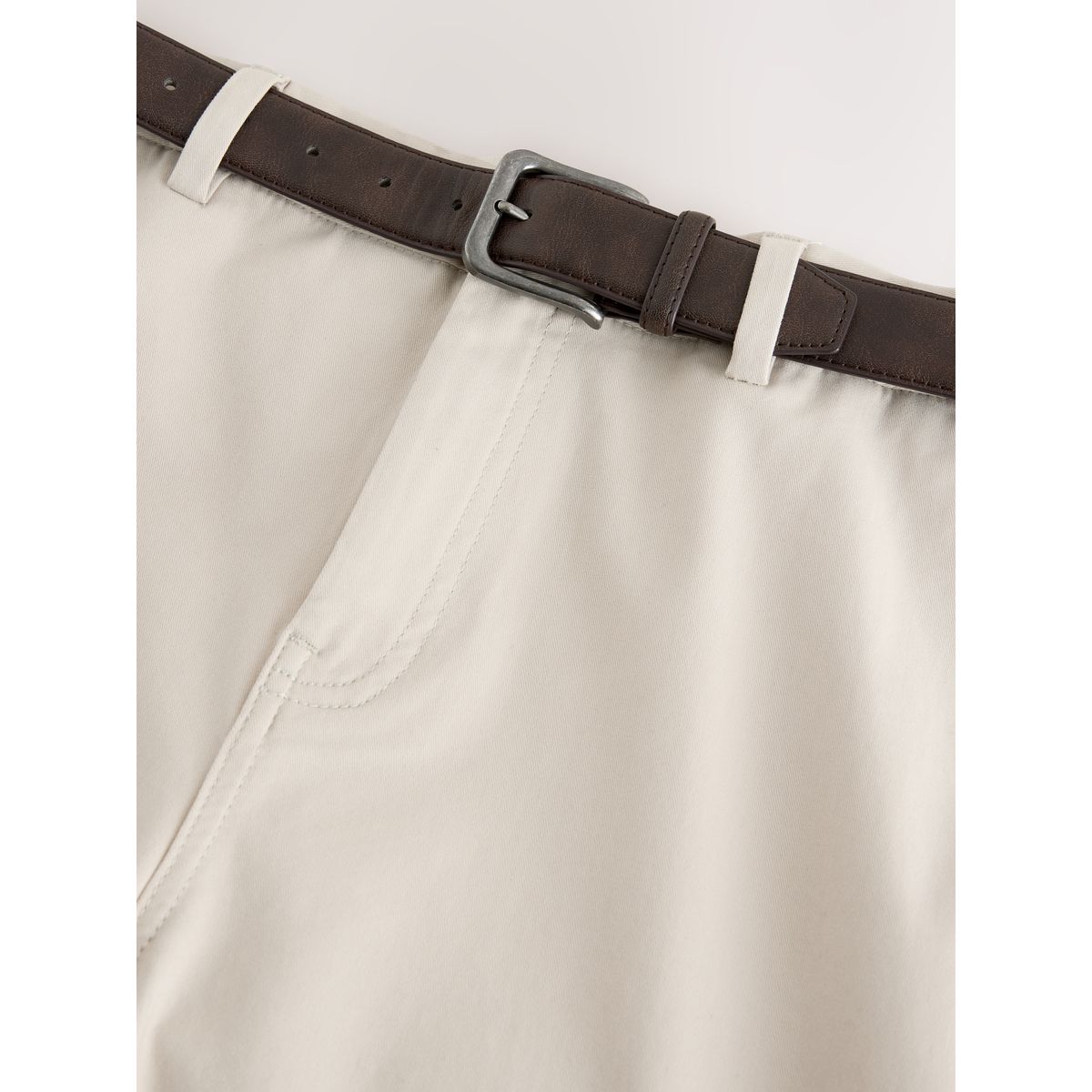 Pantalon doux stretch avec ceinture os, NEXT