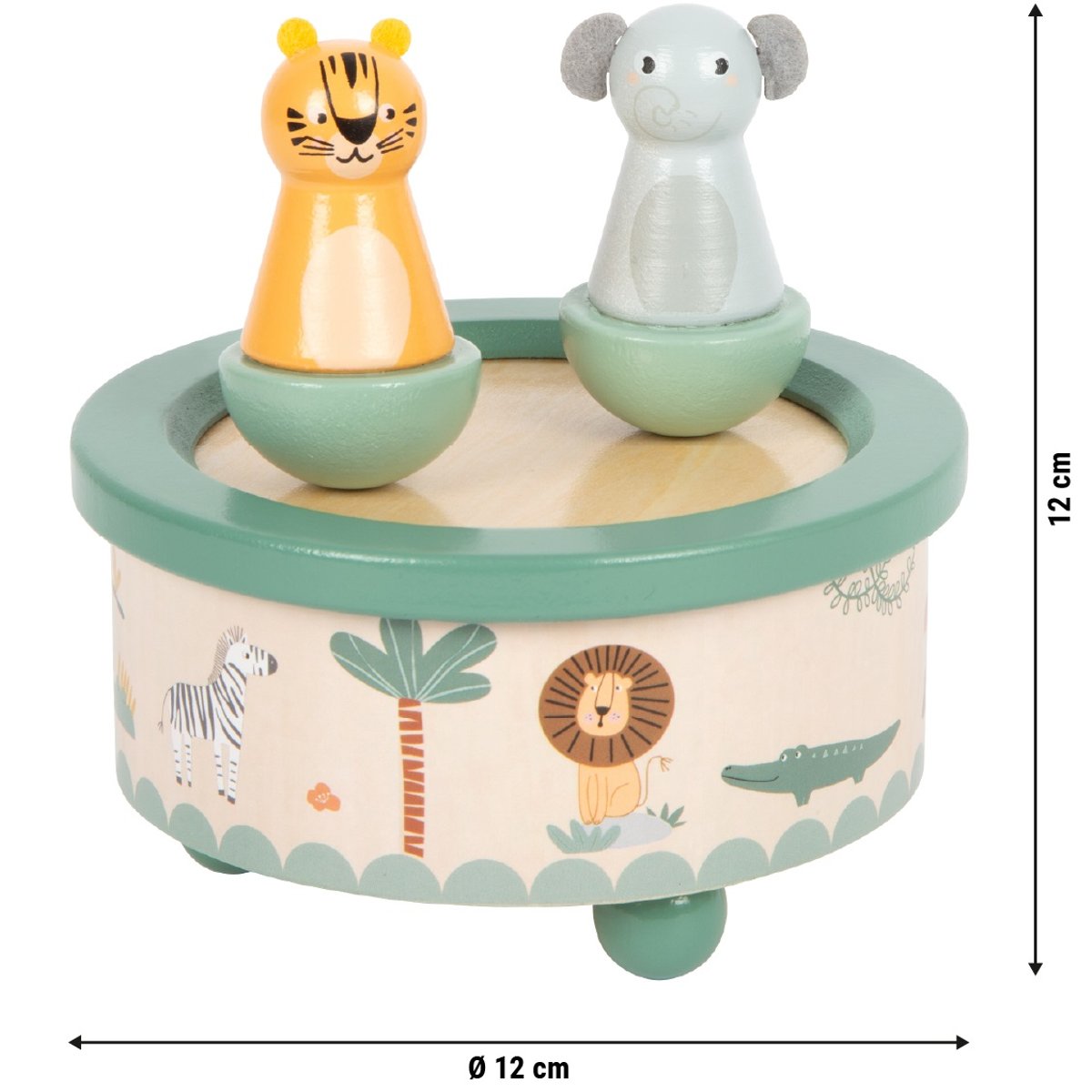 Boîte à musique Safari beige, SMALL FOOT COMPANY