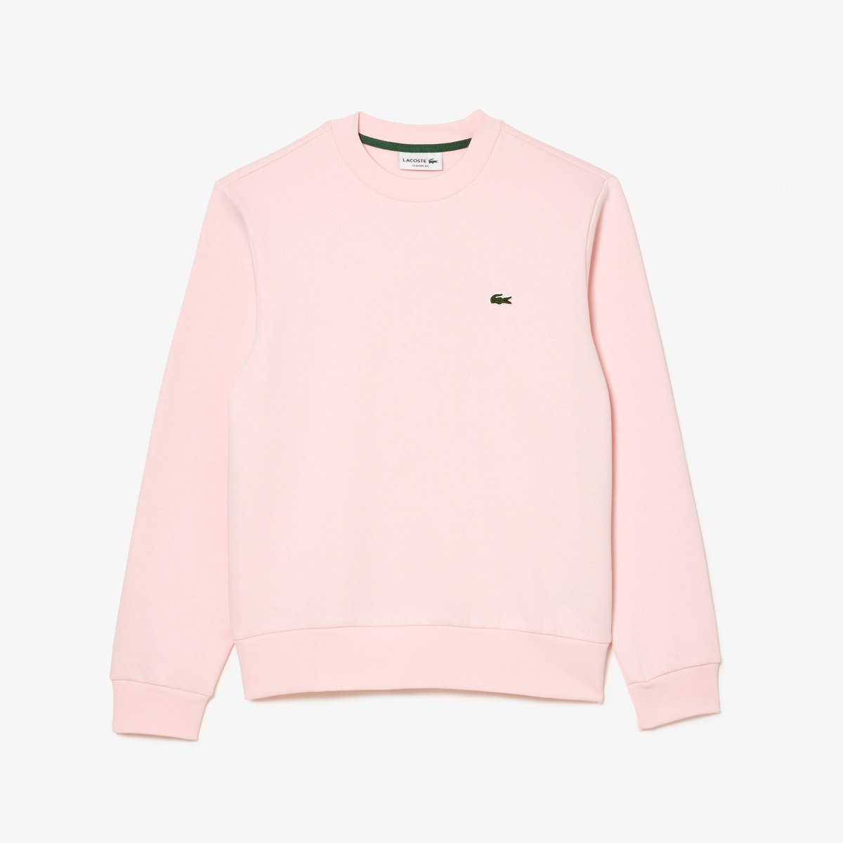 Sweatshirt molleton col rond rose-t03, LACOSTE