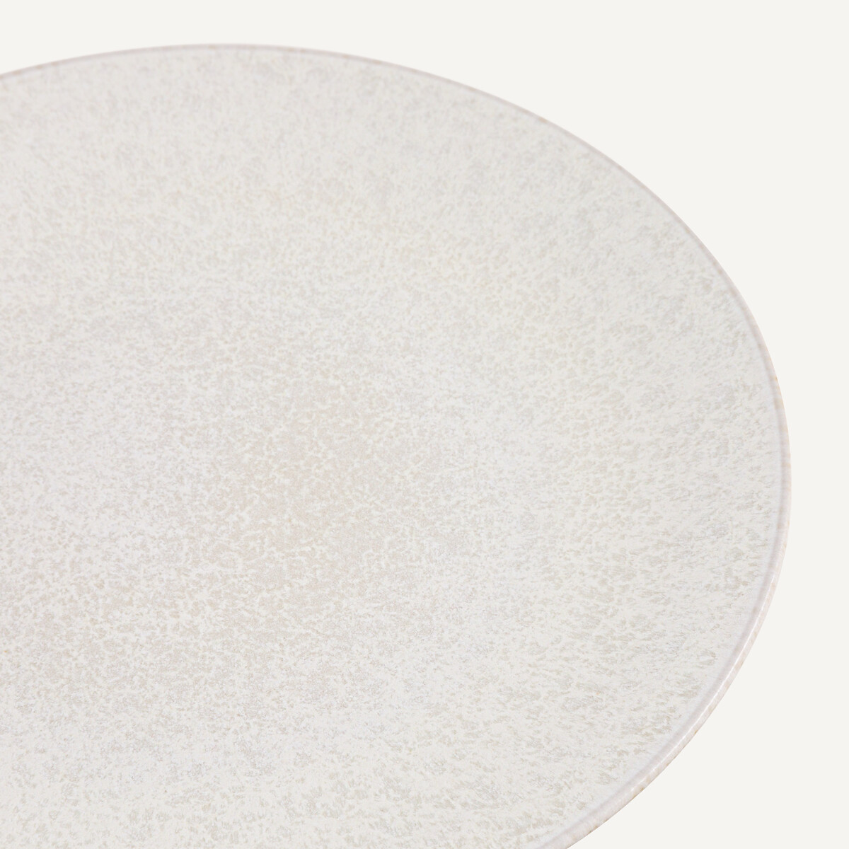 Set of 4 Kanso Glazed Stoneware Dinner Plates white, AM.PM