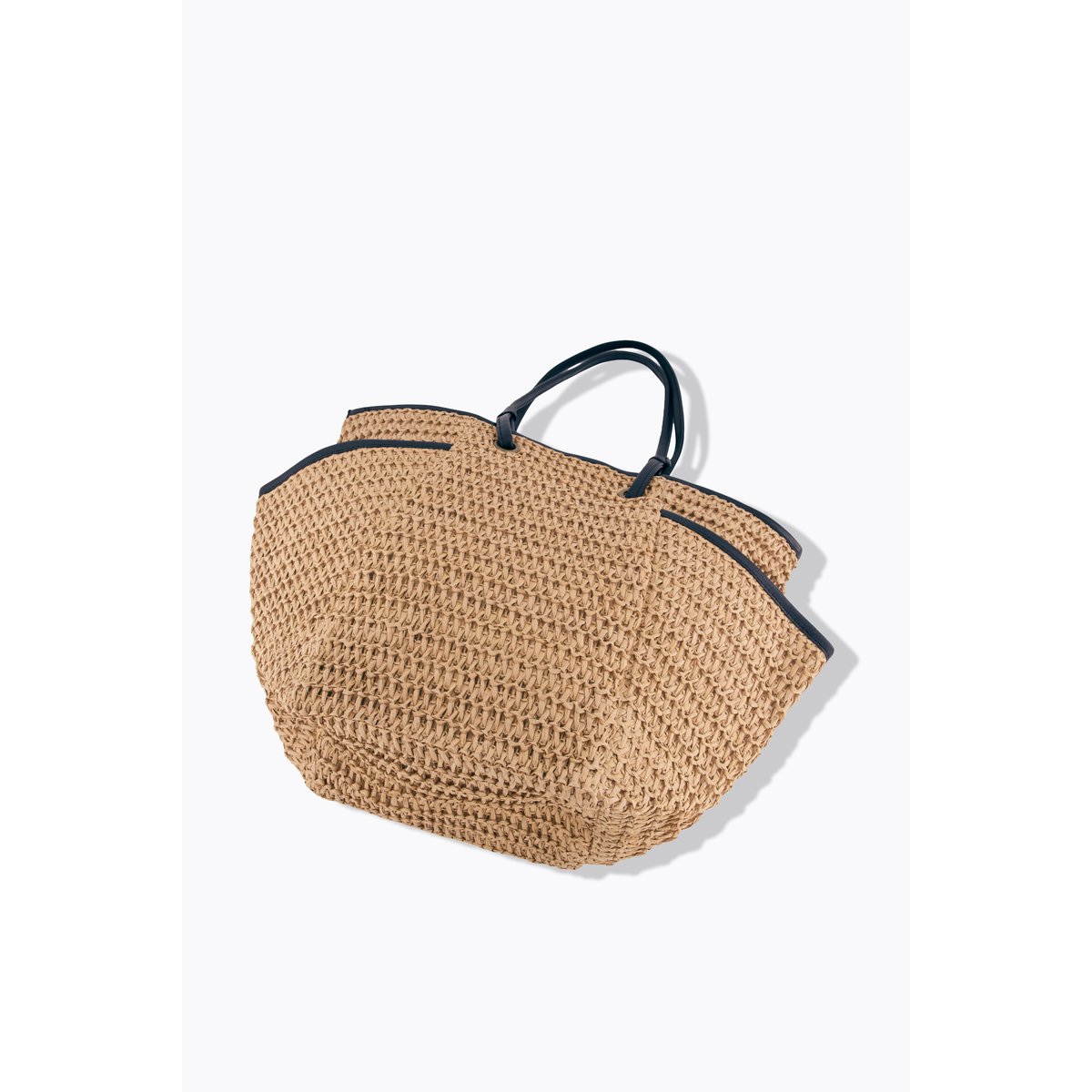 Cabas en paille beige, ULLA POPKEN