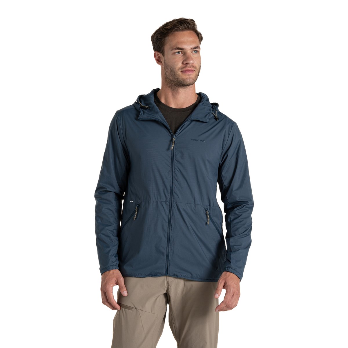 Veste réversible à capuche OVIS bleu gris foncé, CRAGHOPPERS