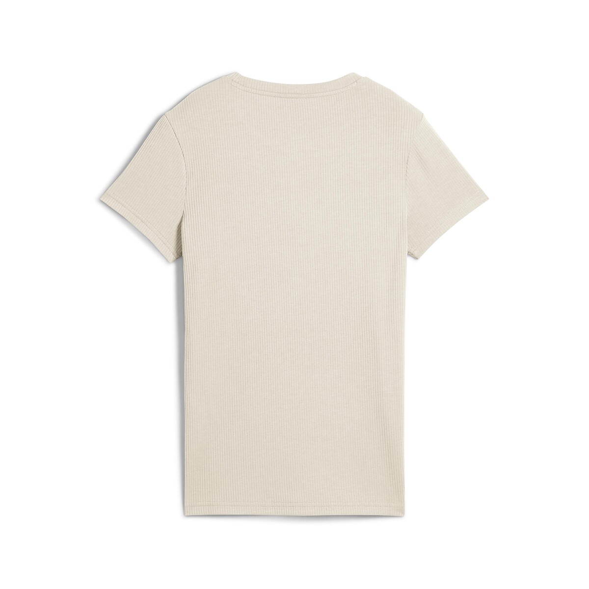 ESSENTIAL ELEVATED RIB T-shirt met korte mouwen ecru, PUMA