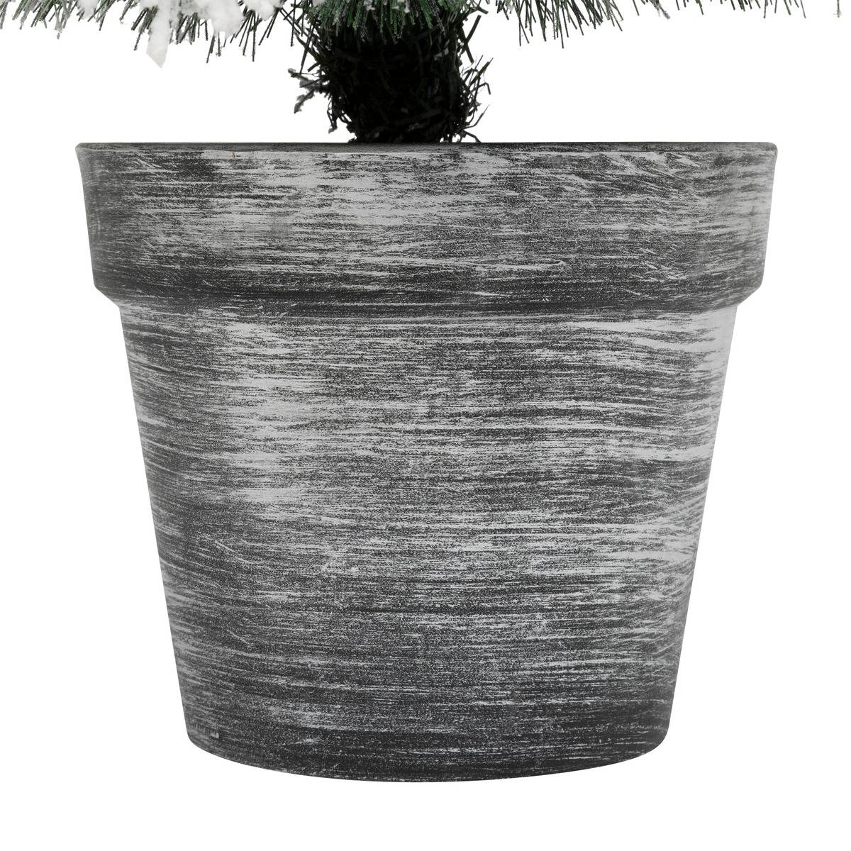 Sapin artificiel floqué Windy Peak H100 cm vert clair, FEERIC LIGHTS & CHRISTMAS