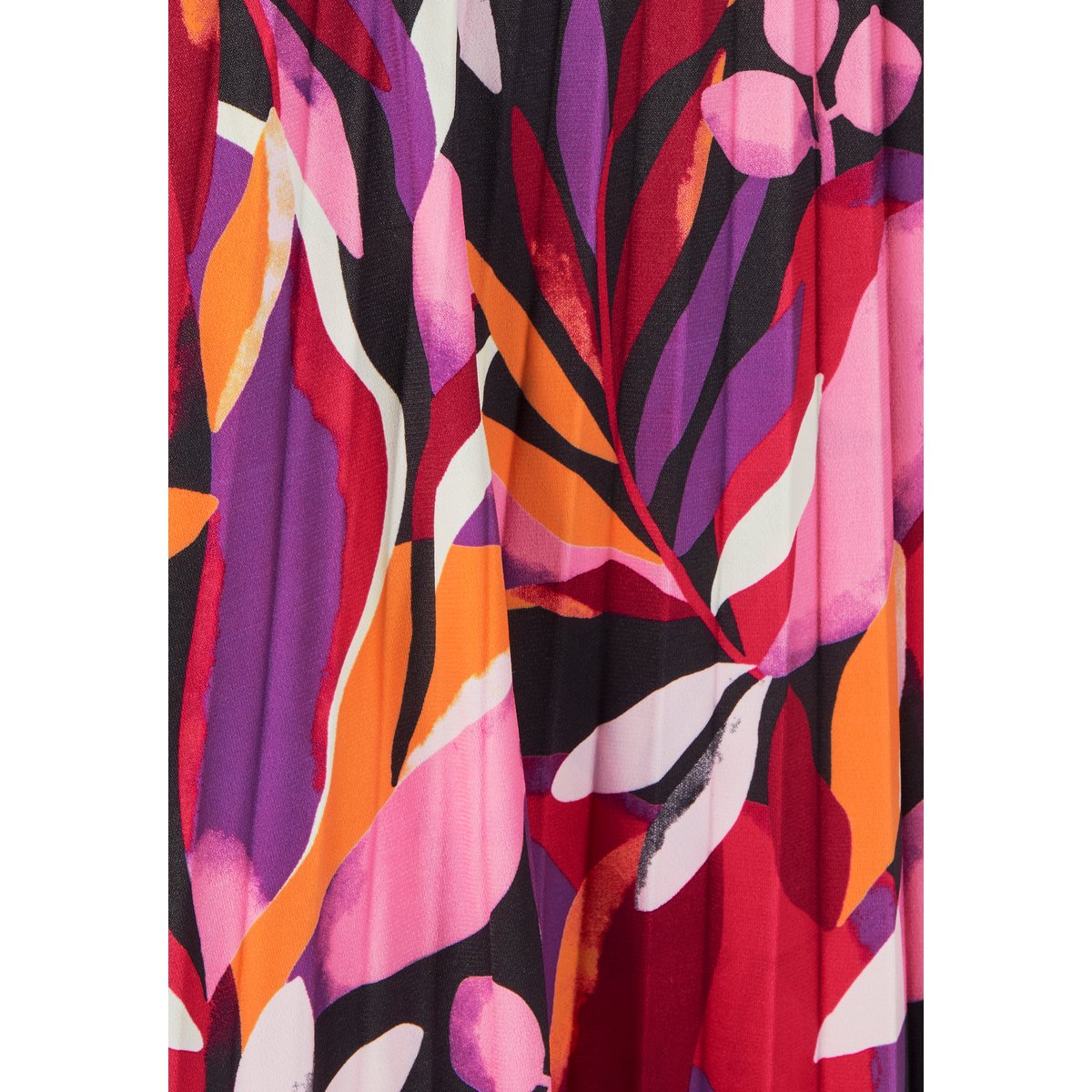 Jupe maille plissée rose tropical, DAMART