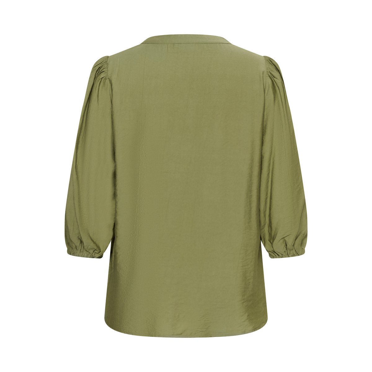 Blouse à manches longues vert aloe, KAFFE CURVE
