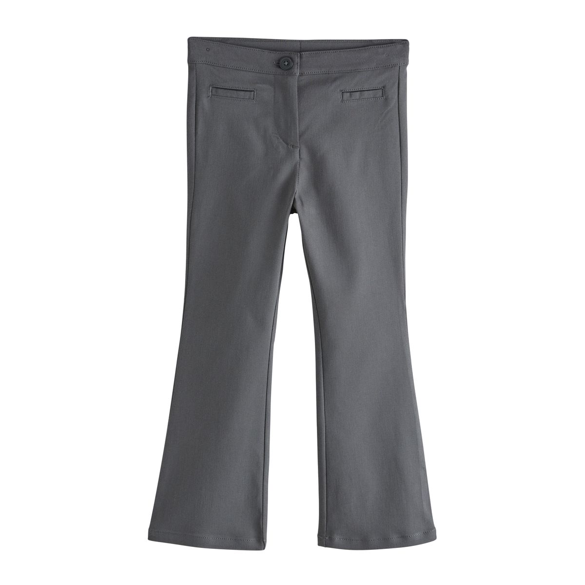 Pantalon d’école stretch bootcut gris, NEXT