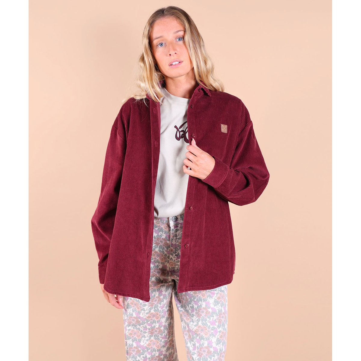 Chemise velours cotelé CORD plum, OXBOW