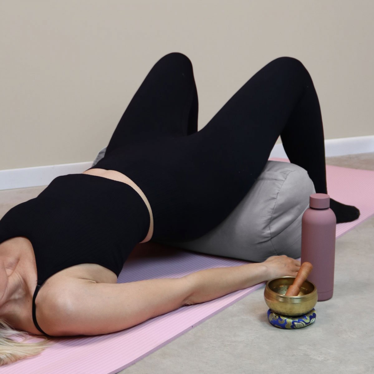 Traversin de yoga gris, VIVEZEN