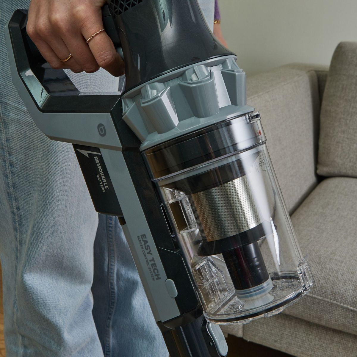 Aspirateur balai EAMU 216 Easy Tech couleur unique, ESSENTIEL B
