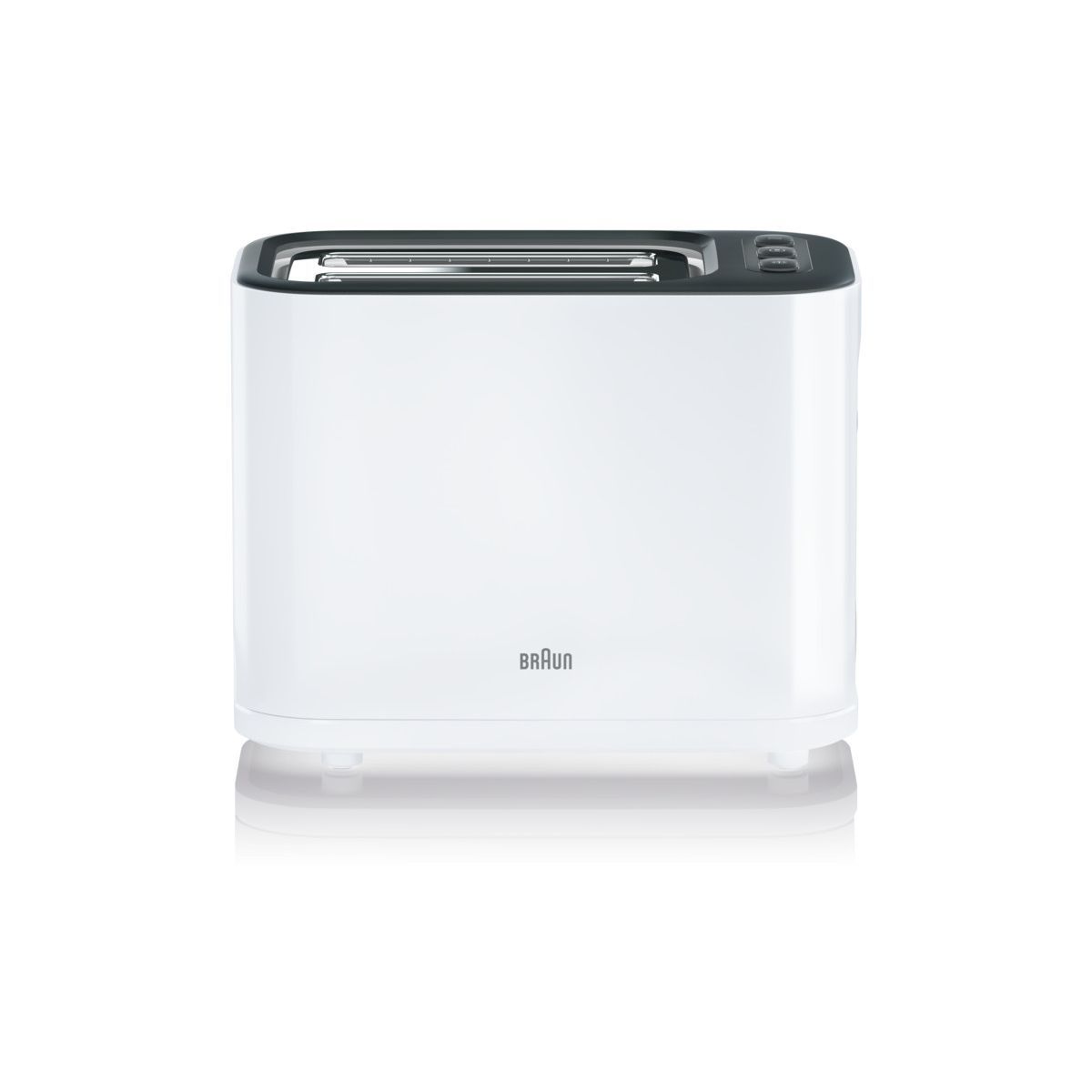 Grille-pain BRAUN HT3000WH PurEase couleur unique, BRAUN
