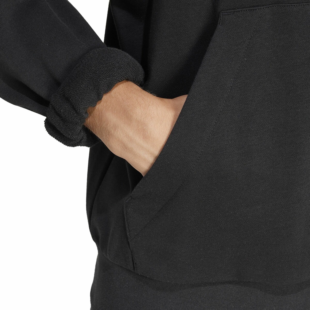 Sweat com capuz, Essentials Linear preto , ADIDAS SPORTSWEAR