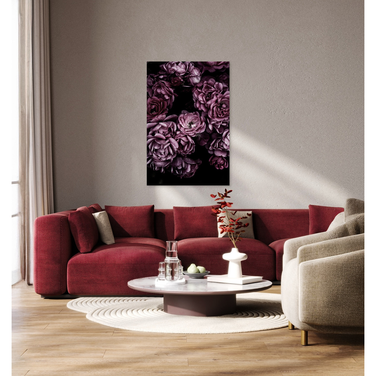 Tableau Sur Toile Romance Florale FLEUR tableaux sur toile-rose, CEANOTHE