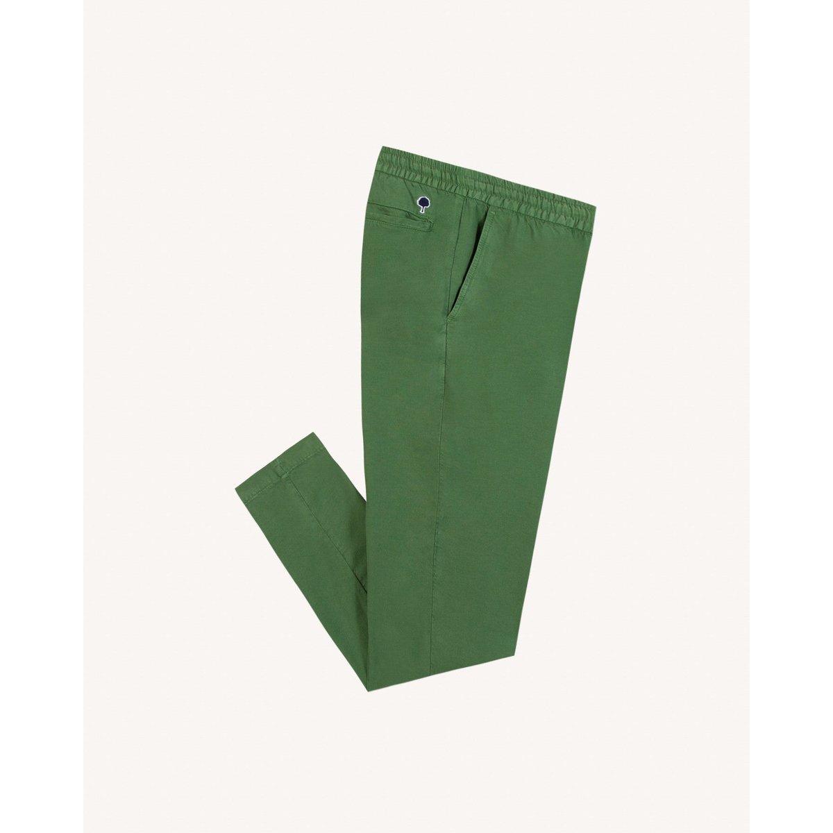 Pantalon élastique DREUILLE vert sapin, FAGUO