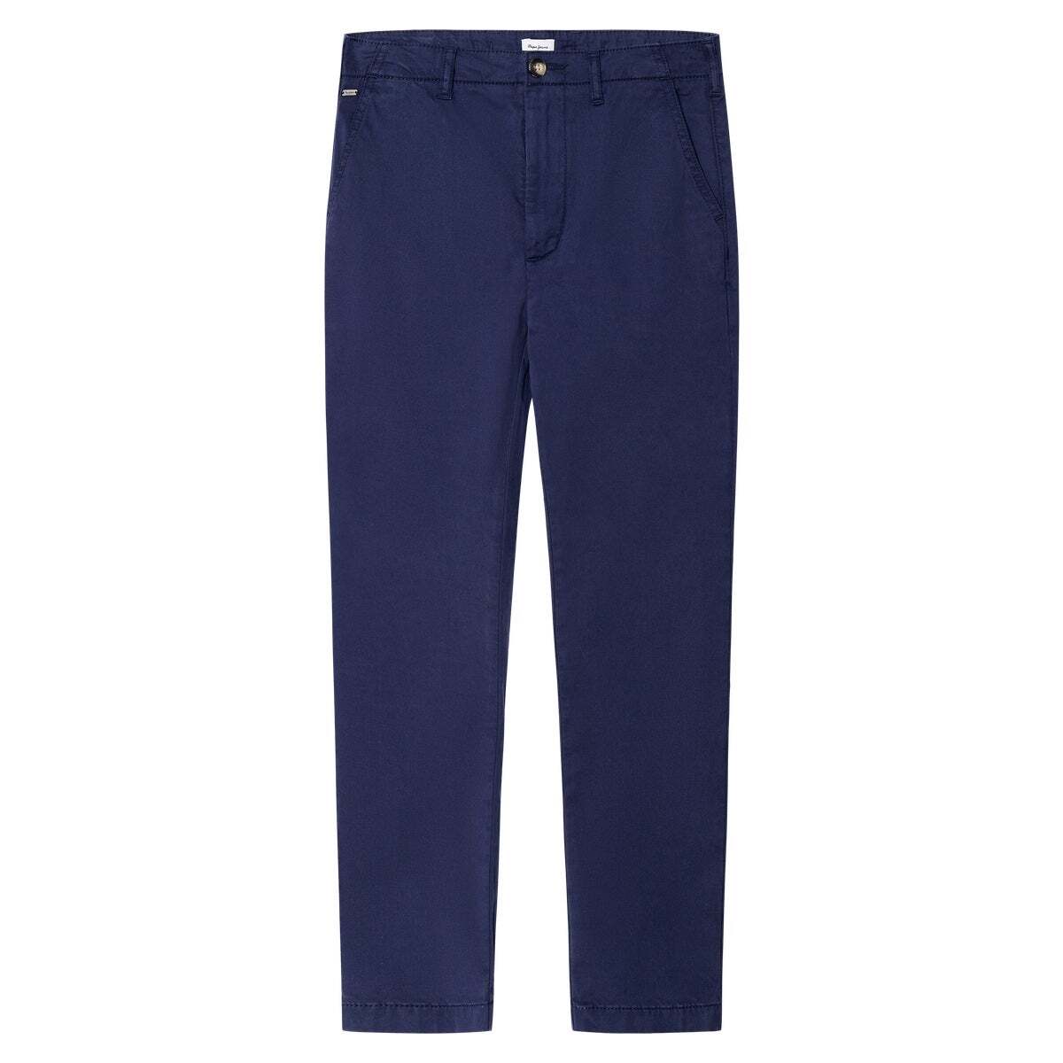 Pantalon Chino Coupe Slim En Sergé marine, PEPE JEANS