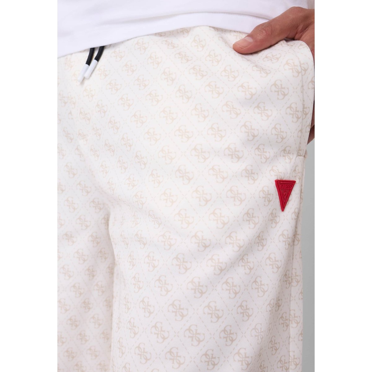 Shorts Avec Logo 4G blanc multi, GUESS