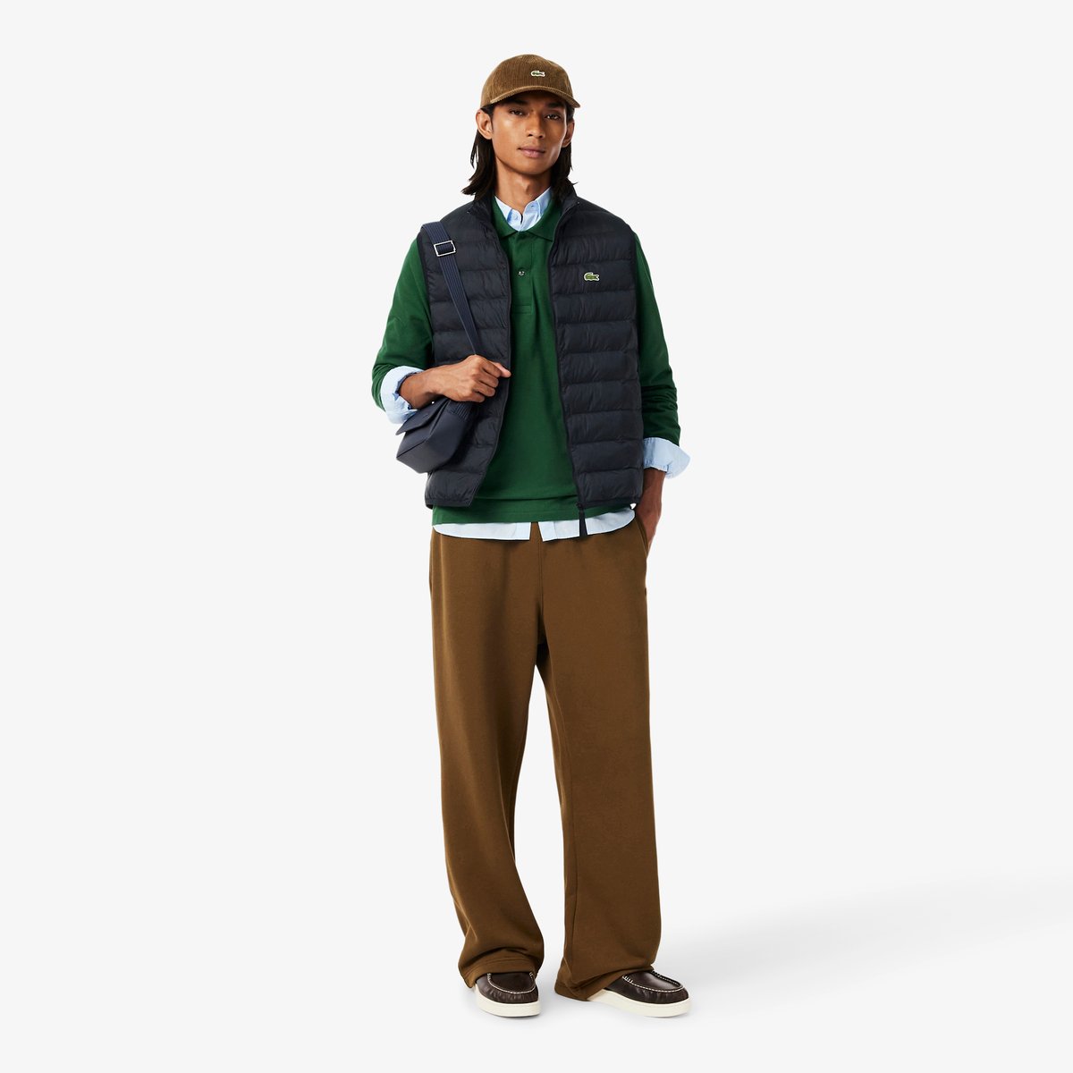 Doudoune sans manches déperlante coupe-vent noir-031, LACOSTE