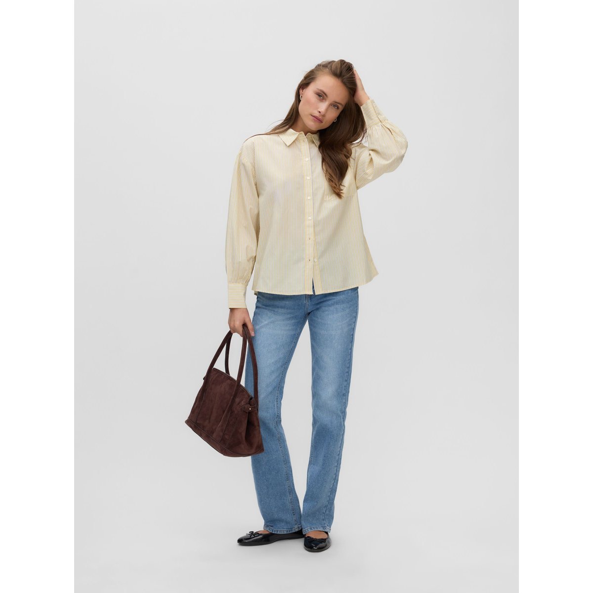 Chemise pale banana, VERO MODA