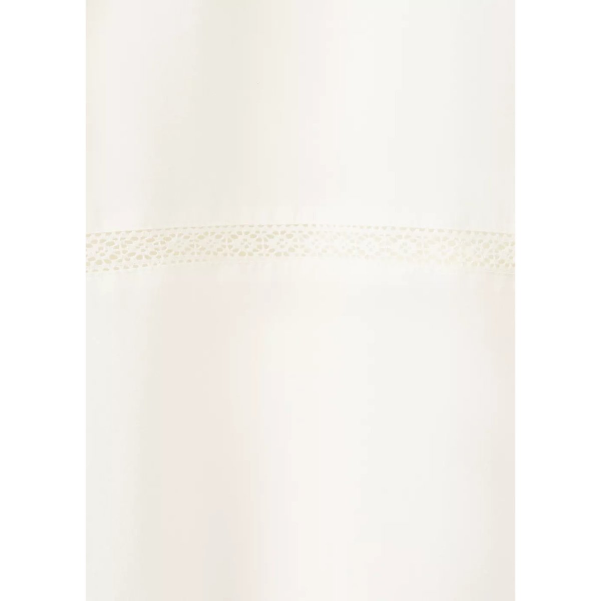 Pantalon bouffant en coton avec liens ivoire, MANGO