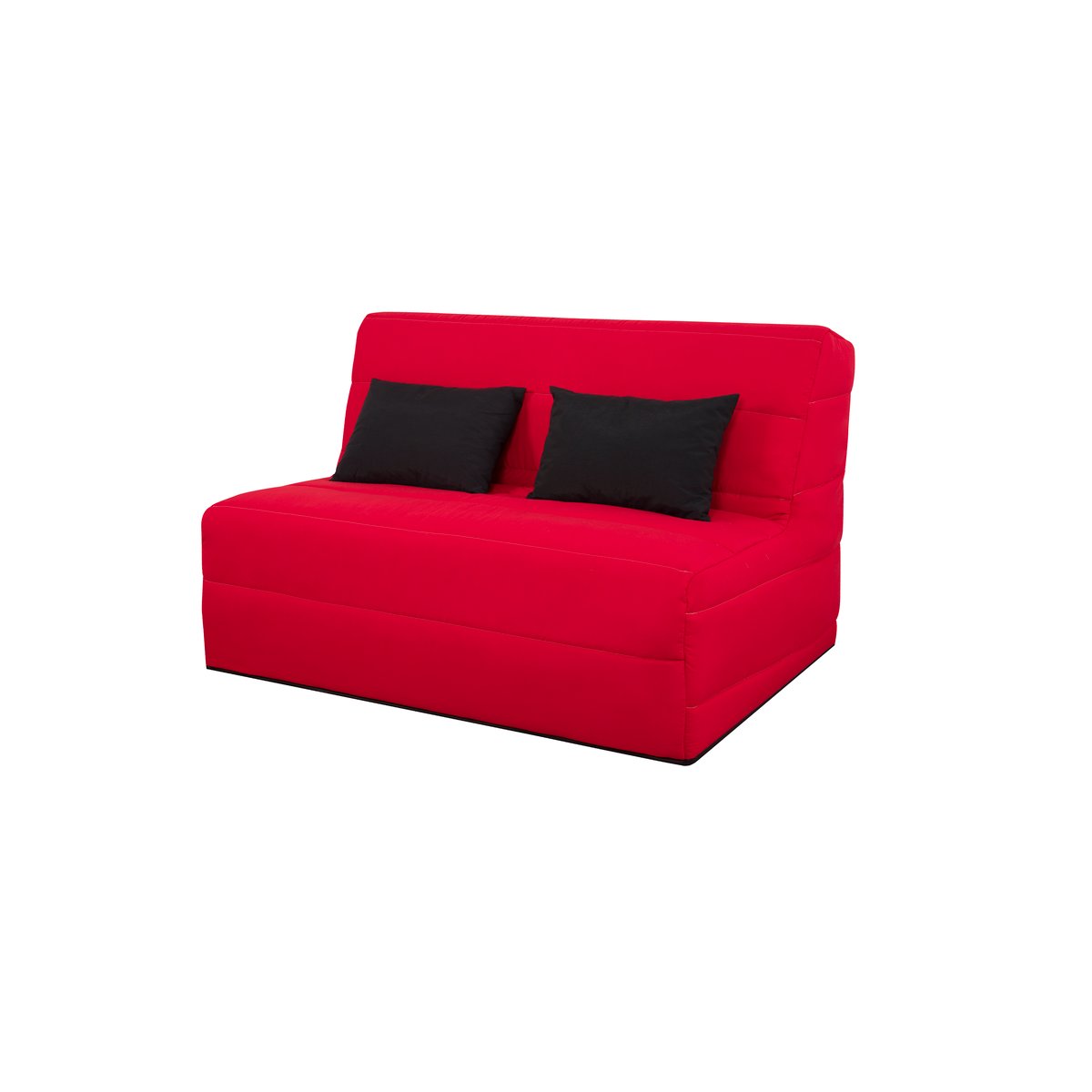 Banquette BZ SALMA 140 x 190, pearl marine rouge, RELAXIMA