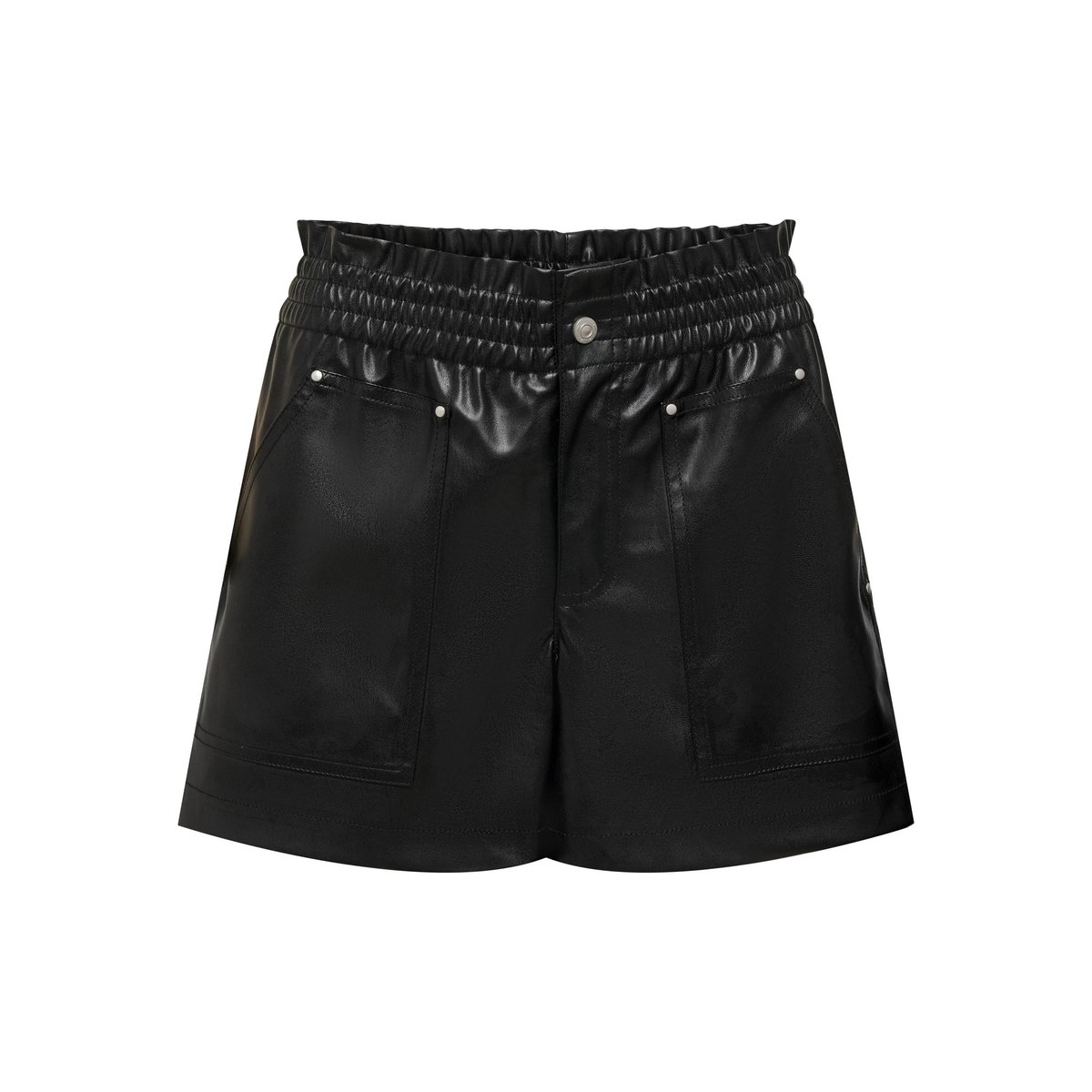 Short en simili noir, ONLY