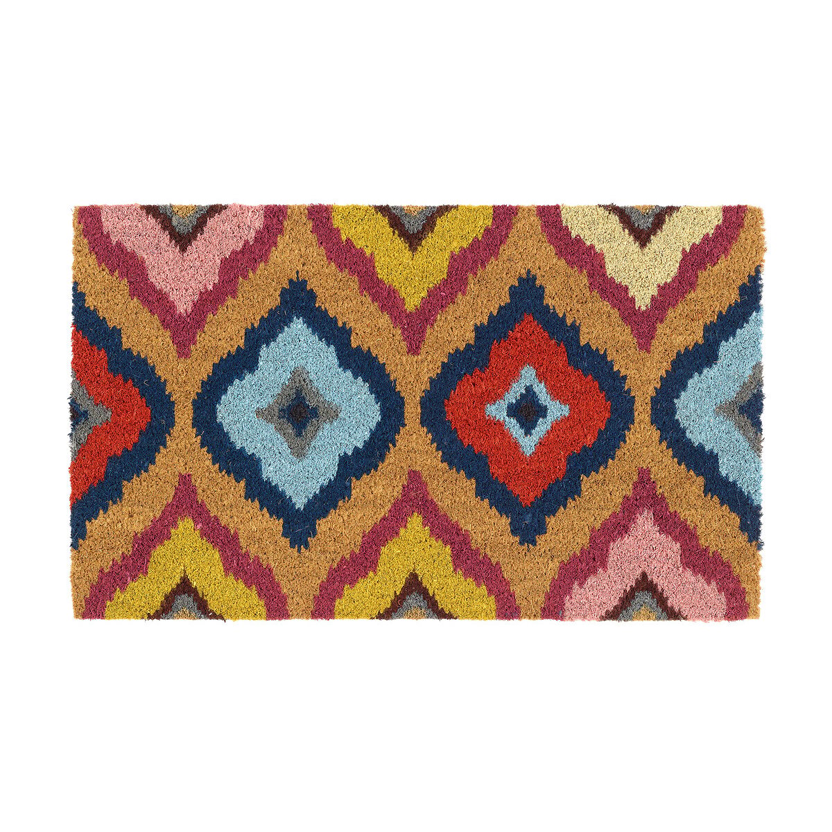 My Mat Printed Coir Bright Ikat Coir multi-coloured, MY MAT