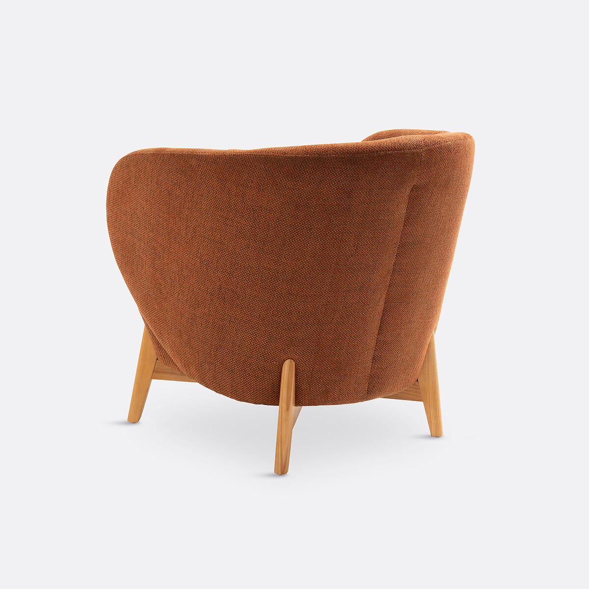 Fauteuil accoudoirs "oreilles", Lancy terracotta, LA REDOUTE INTERIEURS