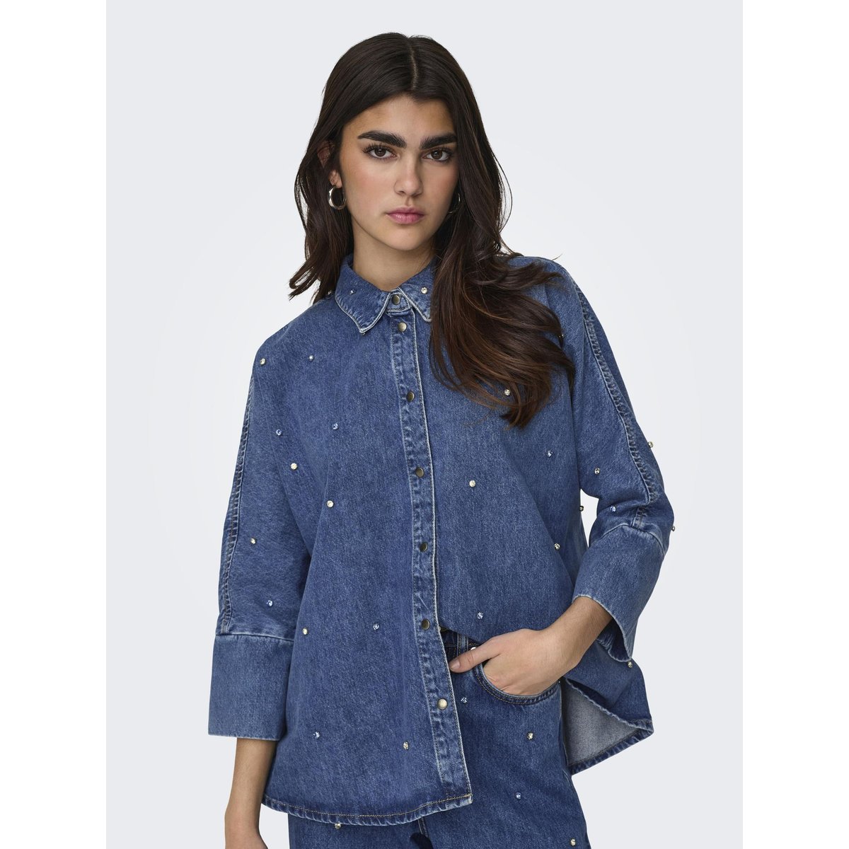 Chemise En Denim medium blue denim, ONLY