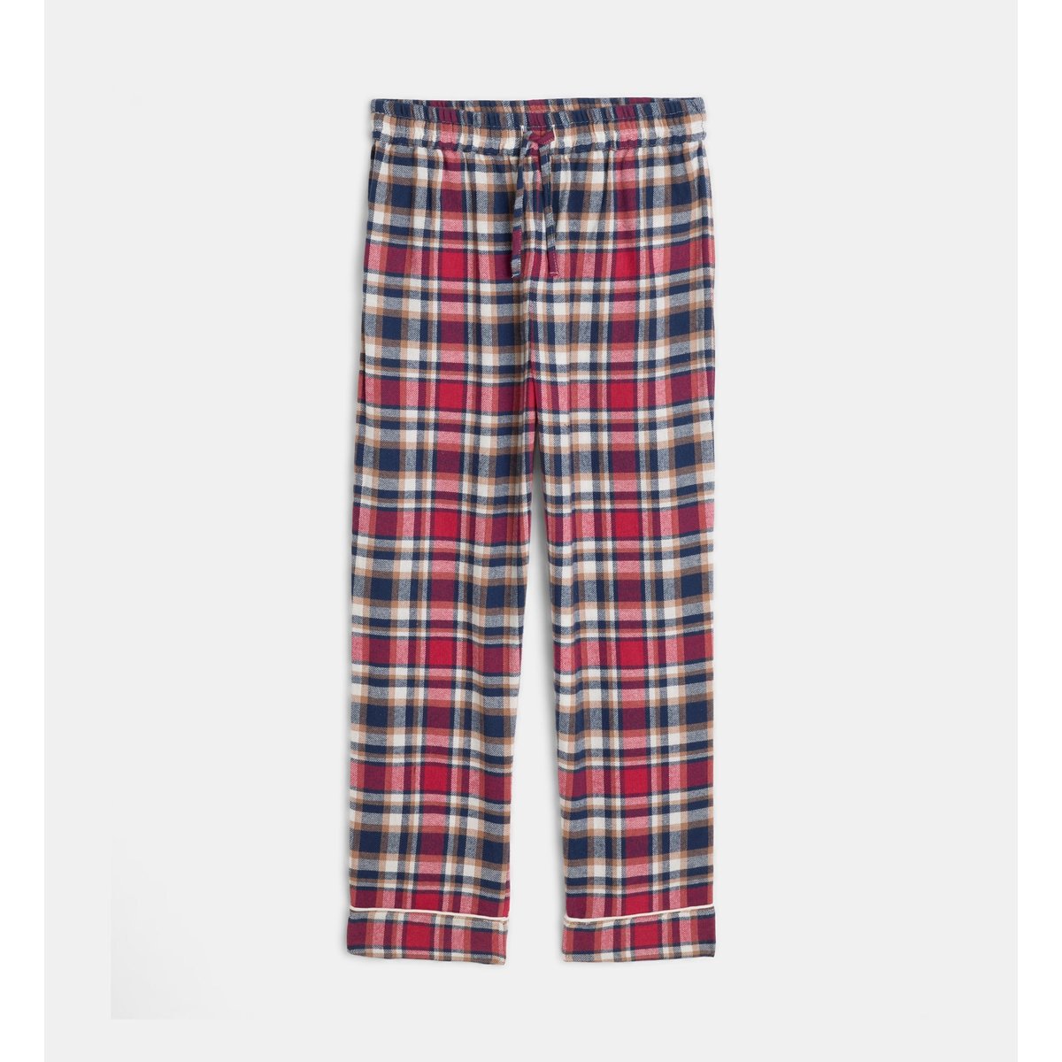 Pyjama long vapon en flanelle de coton bio multicolore, CADET ROUSSELLE