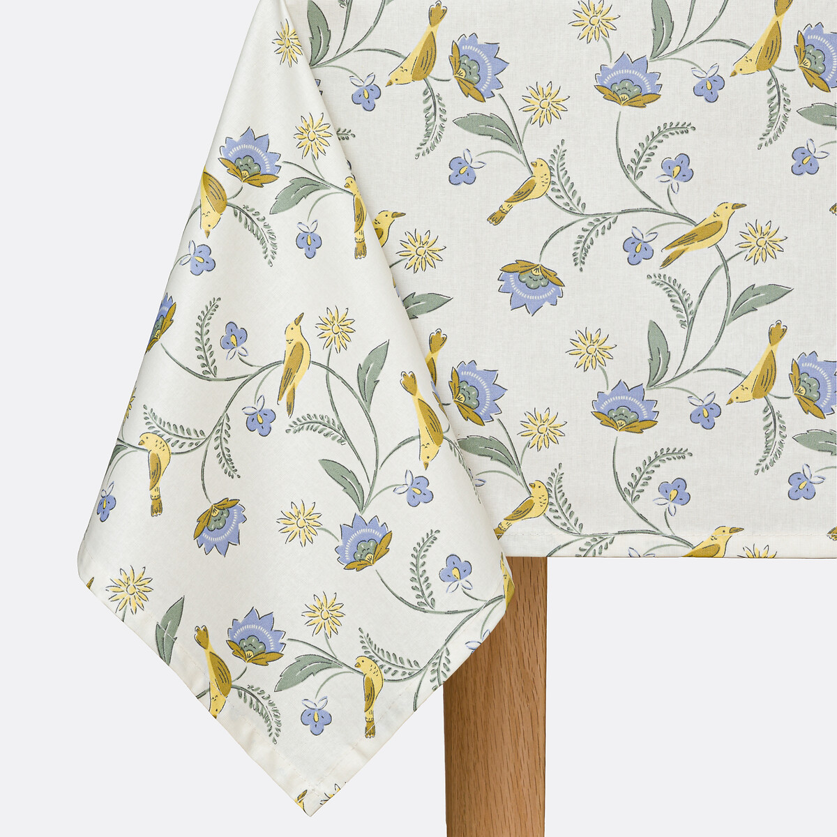 Nappe imprimée, en coton enduit souple, LANZANA imprimé, LA REDOUTE INTERIEURS