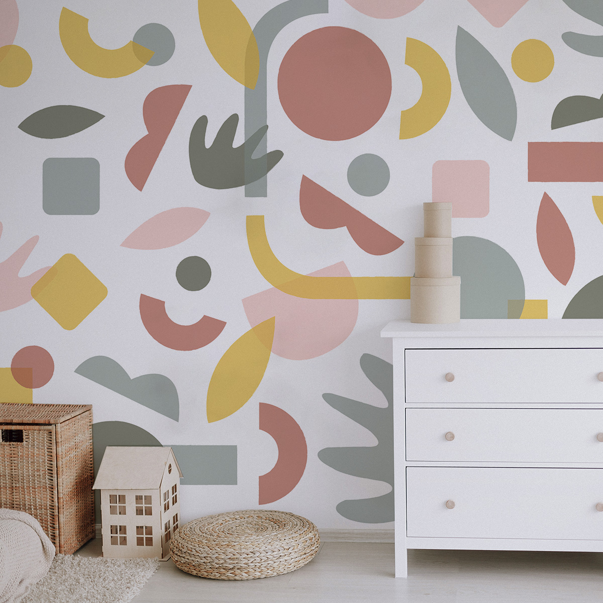 Papier peint Imagin,  510 x 250cm multicolore, ACTE DECO