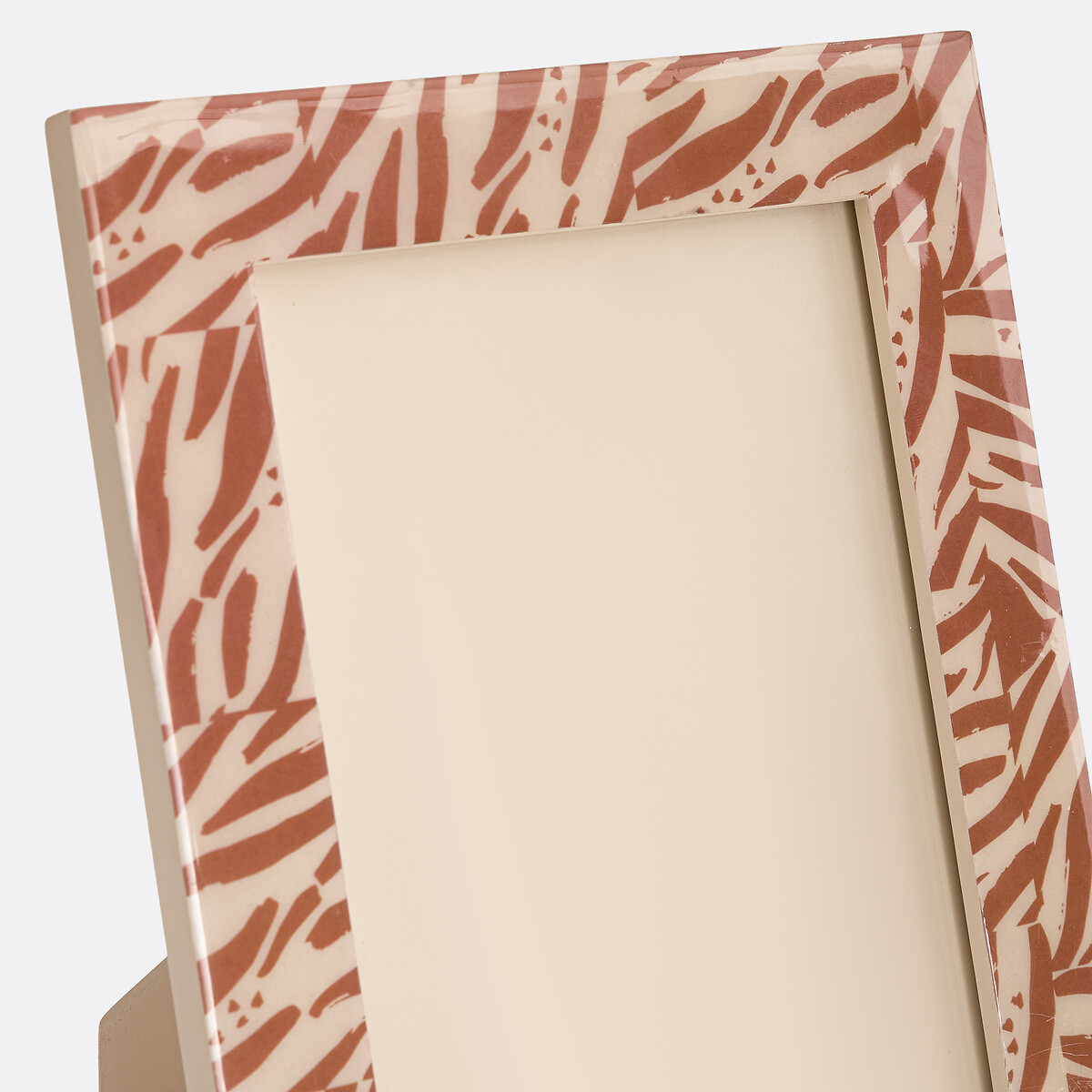 Lean Zebra Print Photo Frame, 16.5 X 21.5cm terracotta, LA REDOUTE INTERIEURS