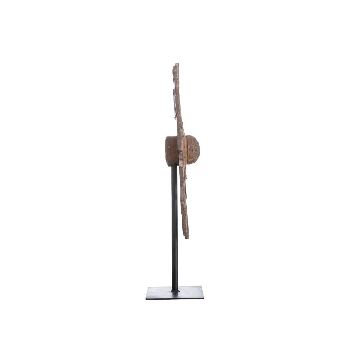 Sculpture en bois massif GEORGIA marron, MADE IN MEUBLES