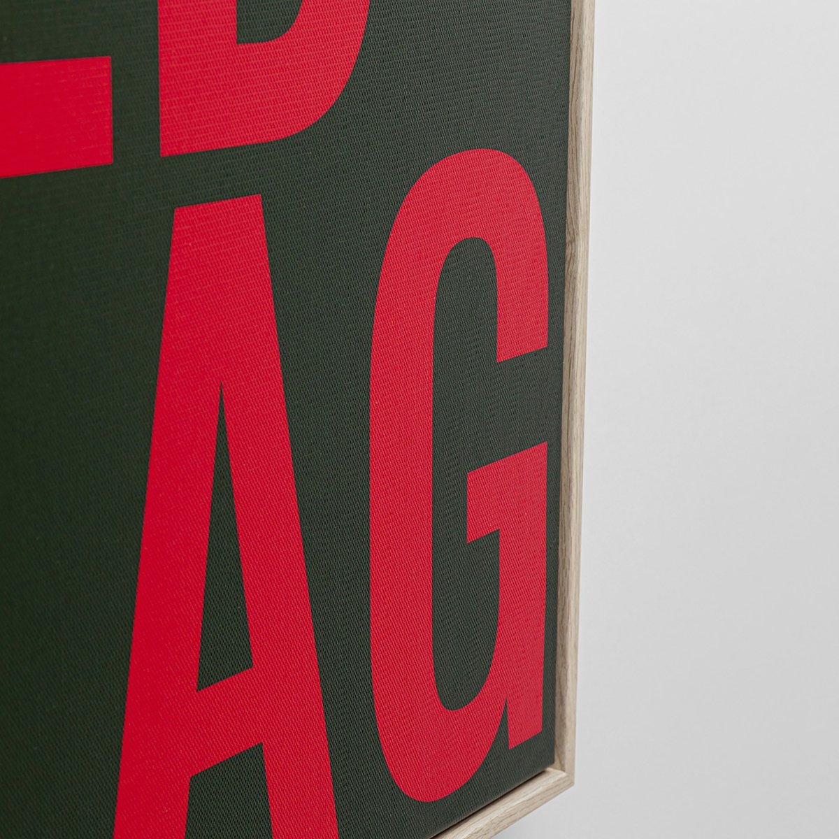 Toile à message, RED FLAG noir, KARE DESIGN