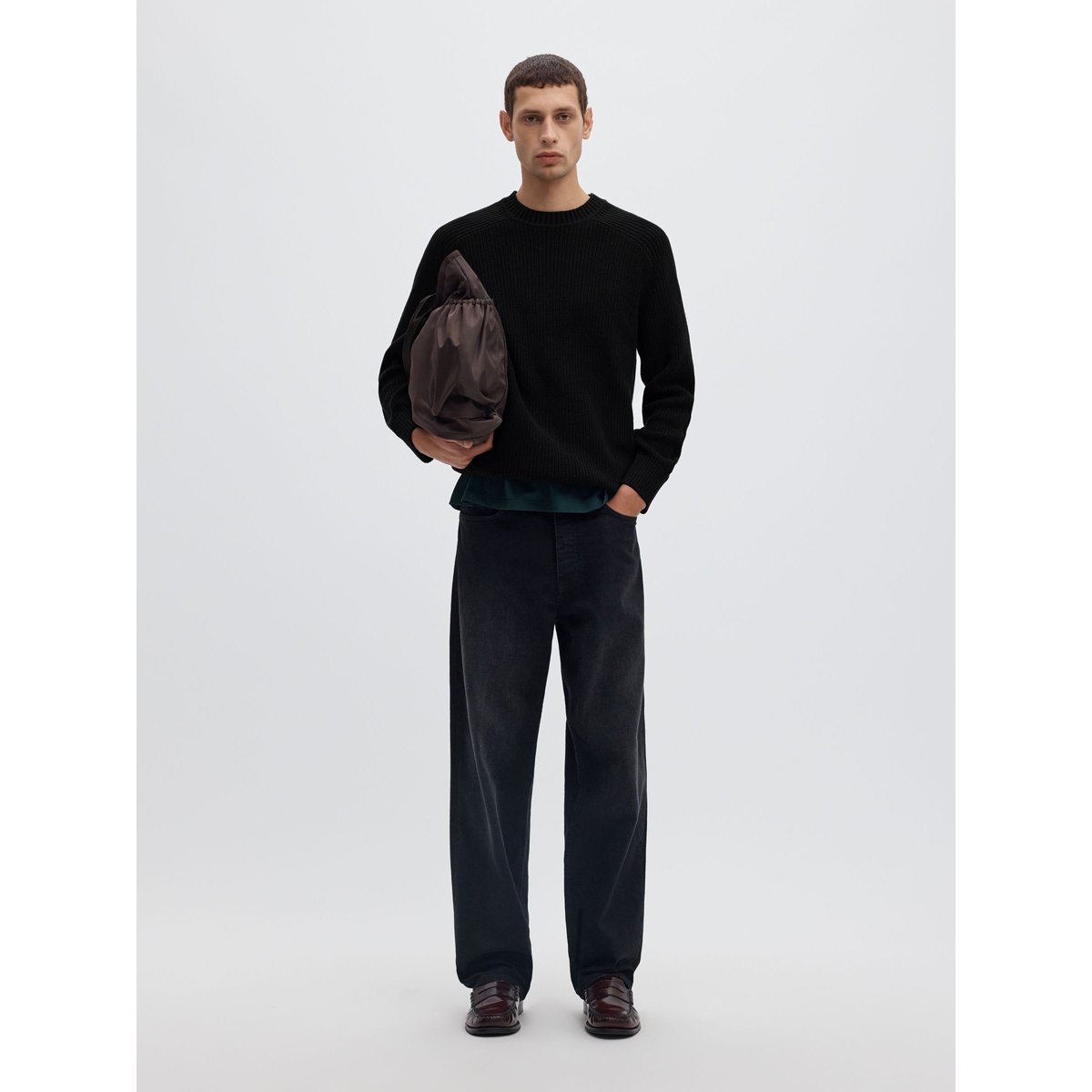 Jumper noir - black1, SELECTED
