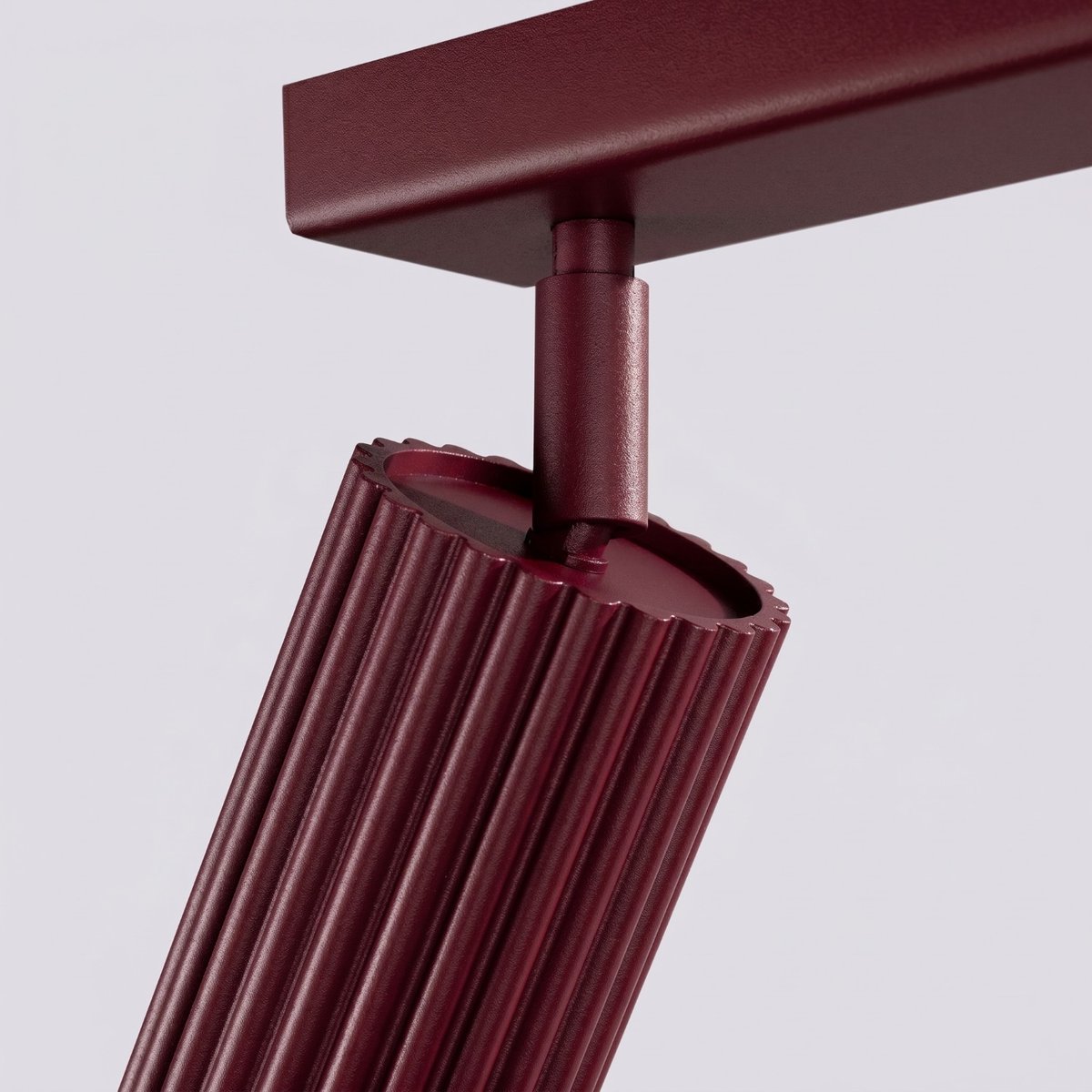 Plafonnier Aluminium Bordeaux GU10 4 KARBON bordeaux, EDEN