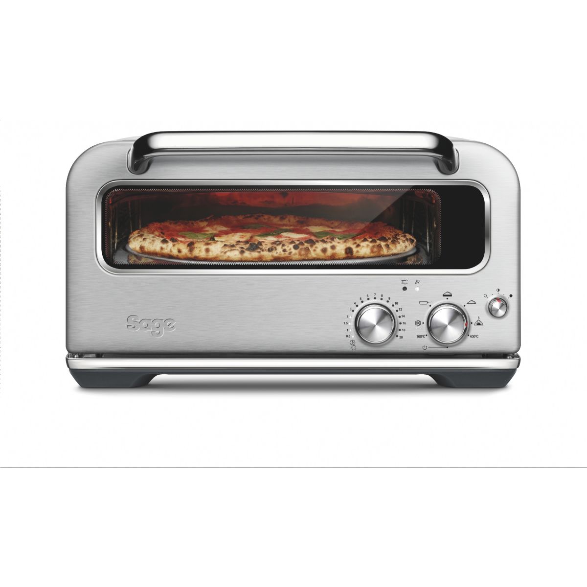 Four à pizza électrique The Smart Oven Pizzaiolo 1 pizza 30 cm, jusqu'à 400°C couleur unique, SAGE APPLIANCES