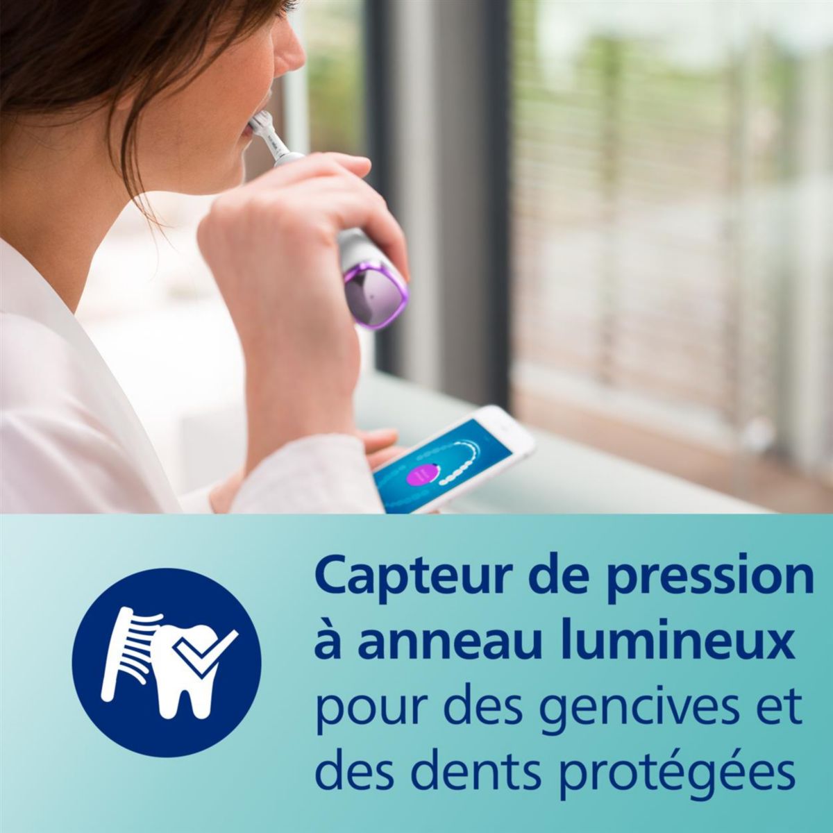 Brosse à dents électrique Sonicare Diamondclean Smart 9400 HX9917/88 couleur unique, PHILIPS