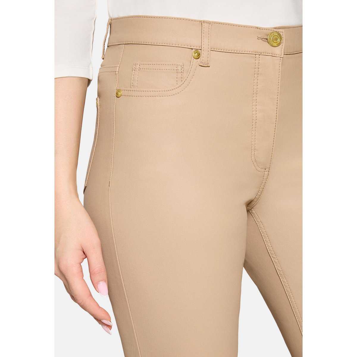 Pantalon sublimant la silhouette coupe slim fit natural, BETTY BARCLAY