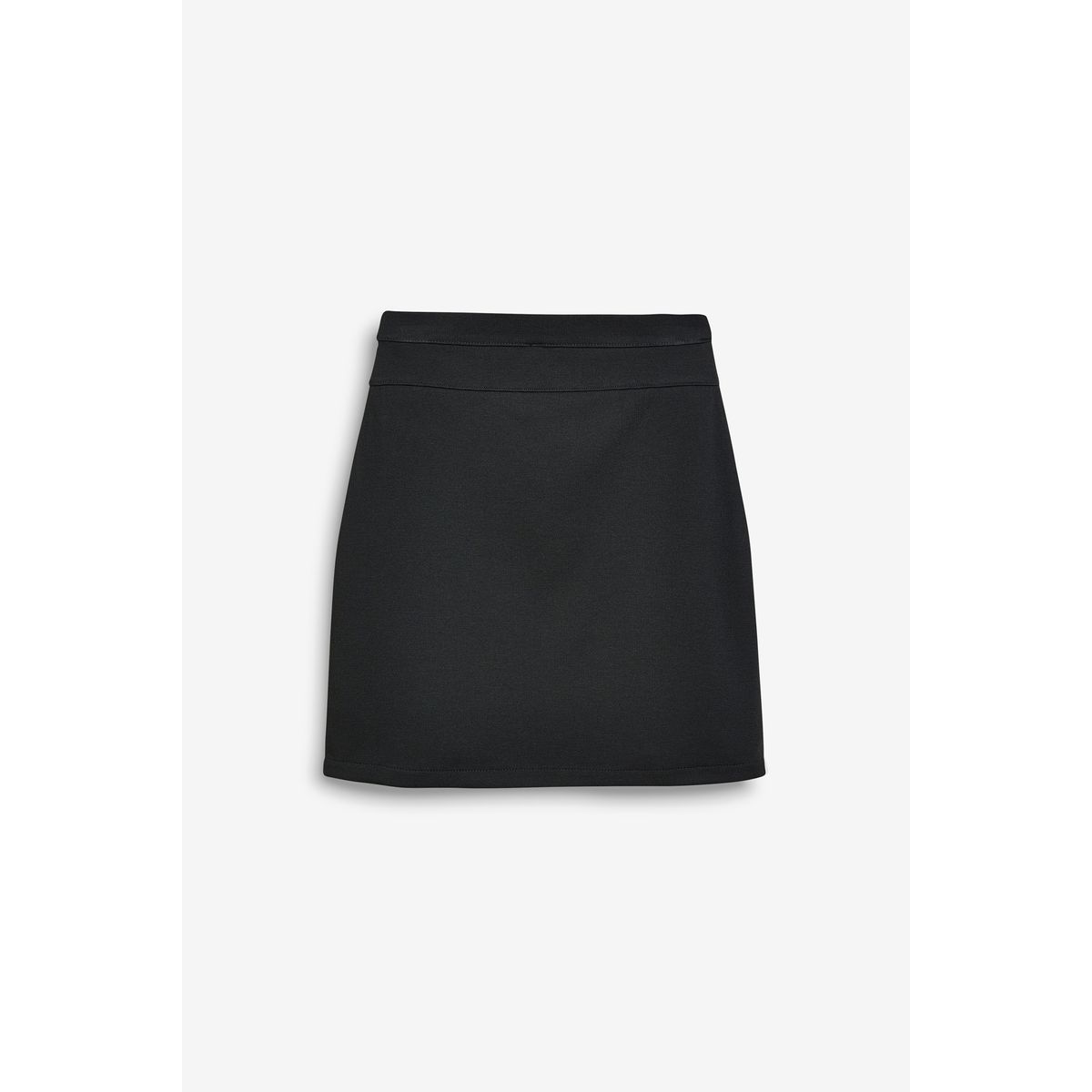 Jupe crayon à enfiler en jersey stretch noir, NEXT