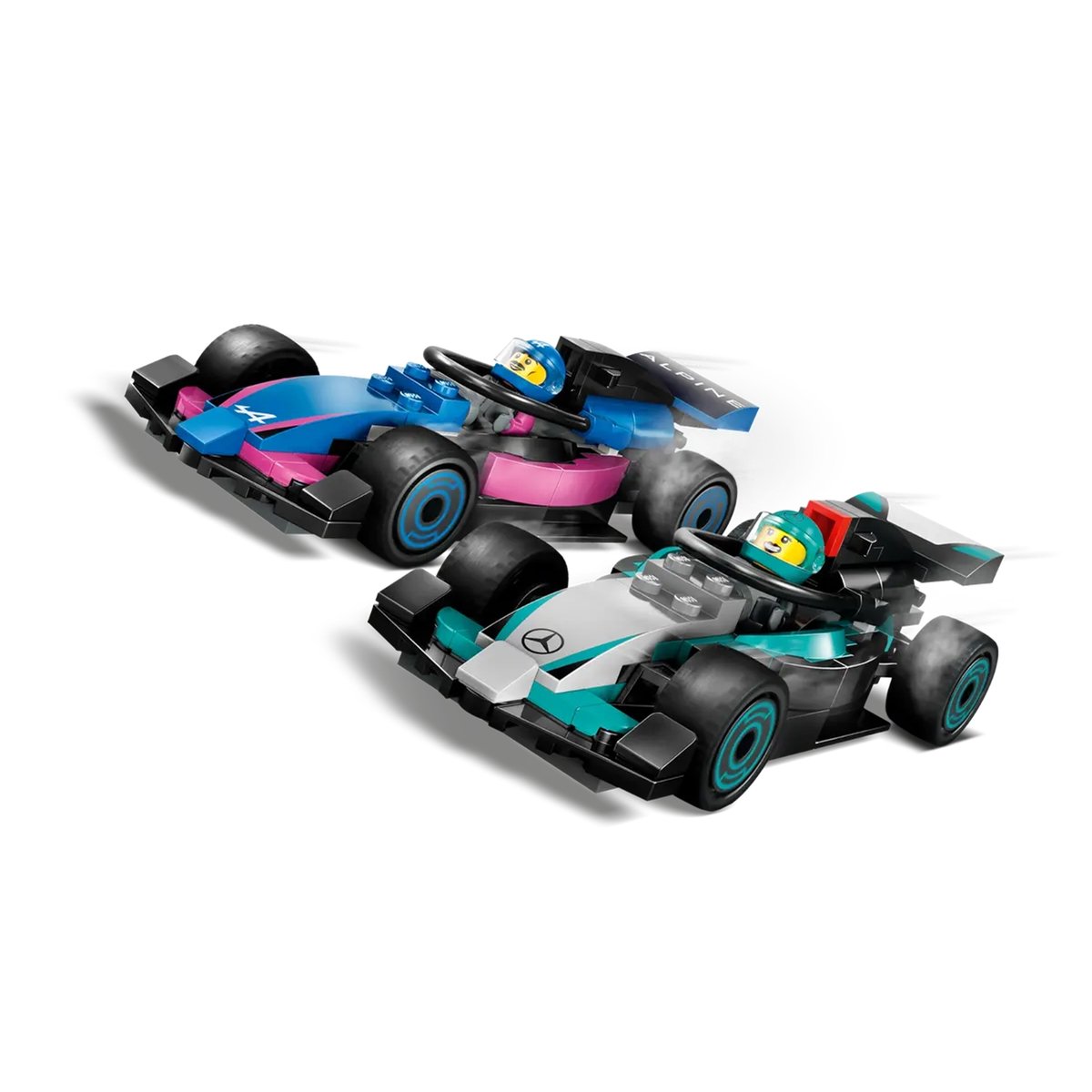 LEGO City - Garage de Formule 1 avec voitures Mercedes-AMG et Alpine - 60444 multicolore, LEGO