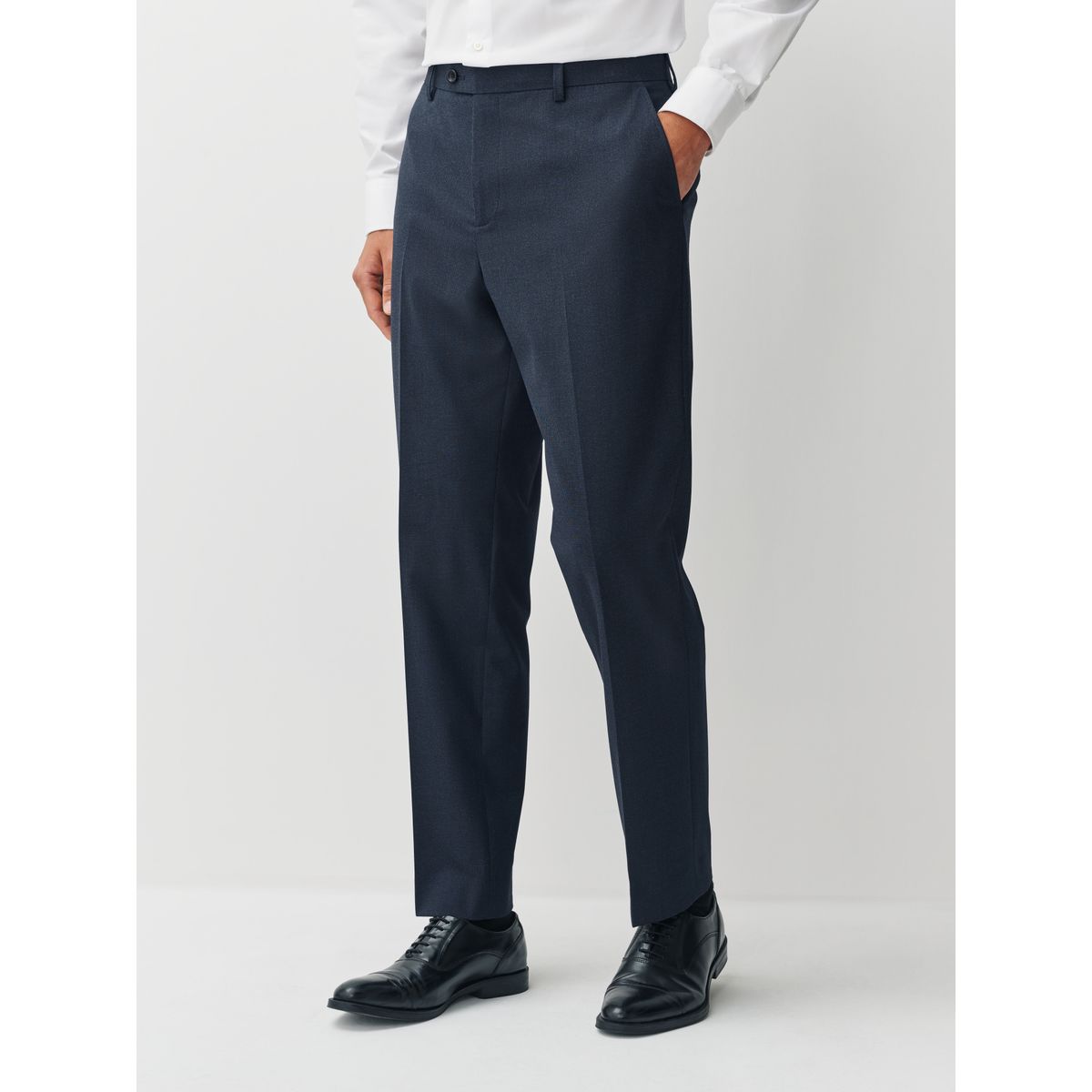 Pantalon de costume motionflex pied-de-poule bleu marine, NEXT